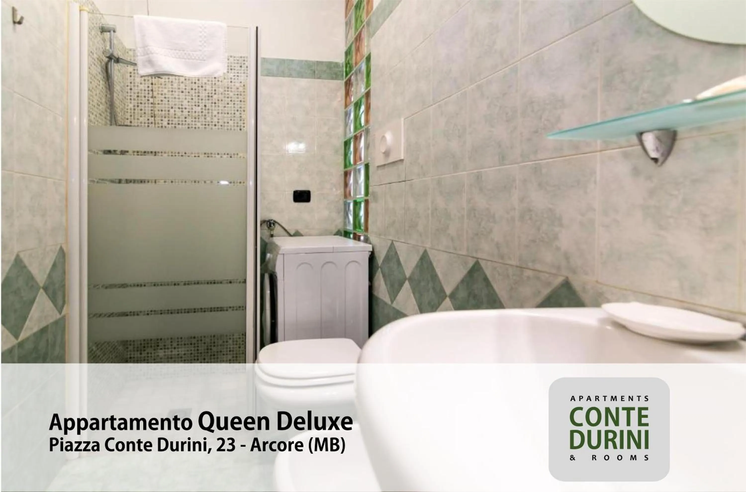 Bathroom in Conte Durini Apartments & Rooms