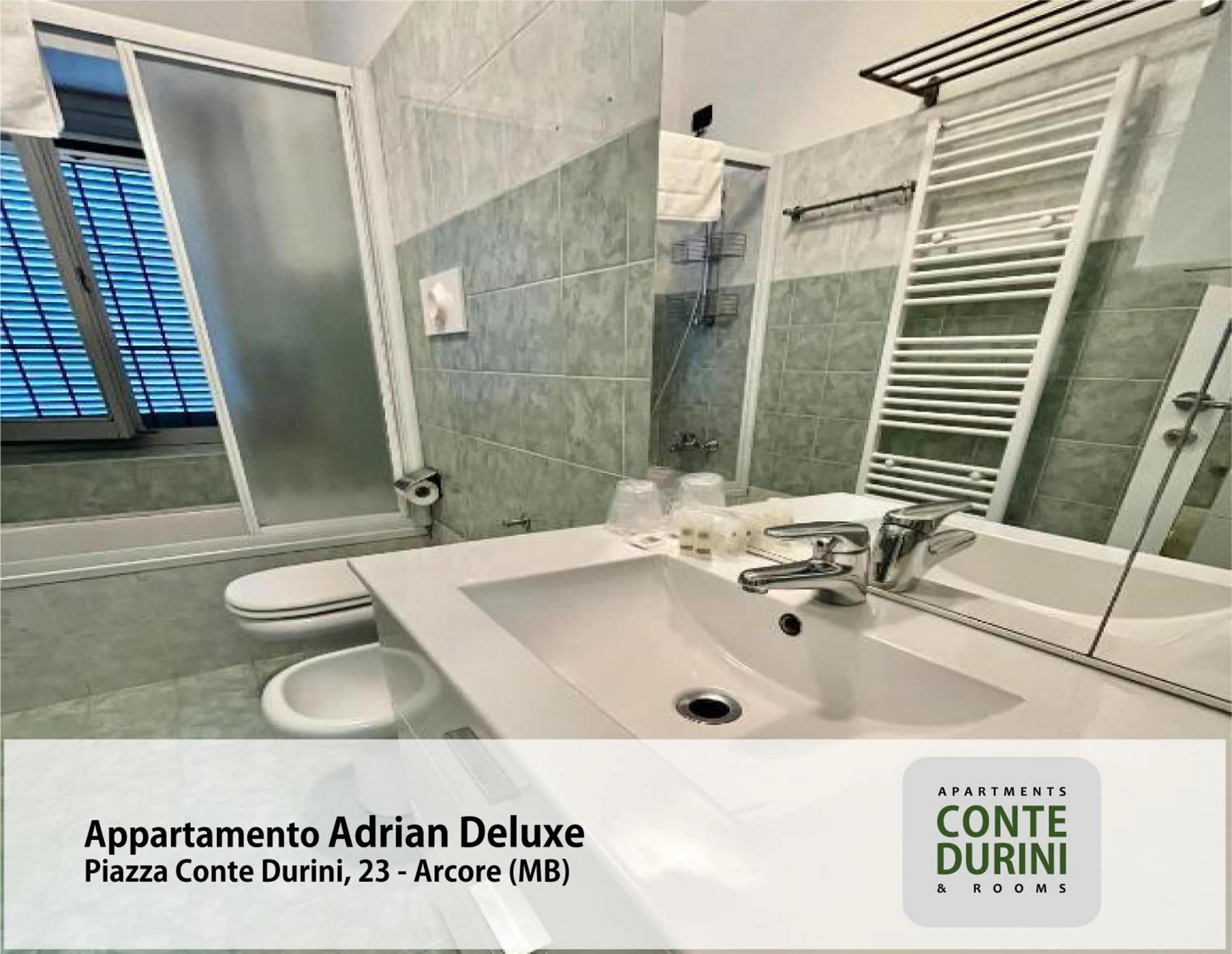 Bathroom in Conte Durini Apartments & Rooms