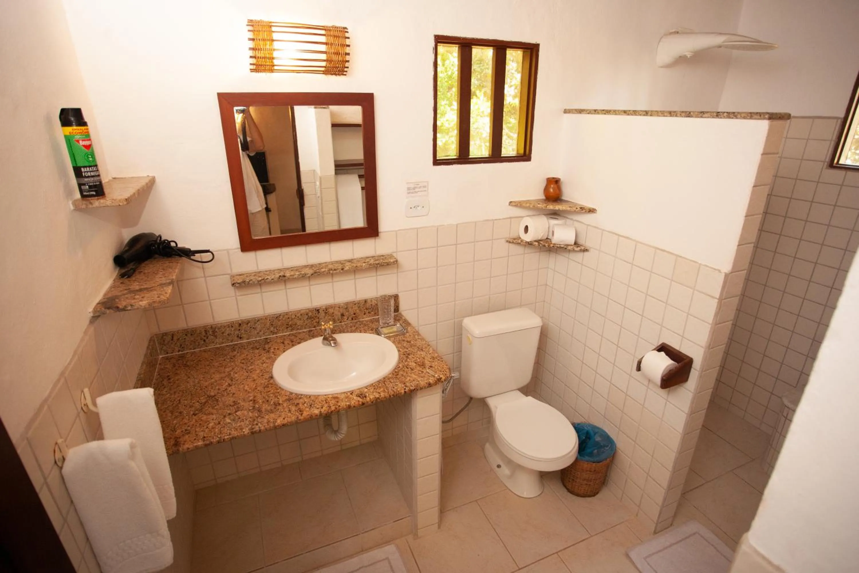 Shower in Pousada Mundo Verde