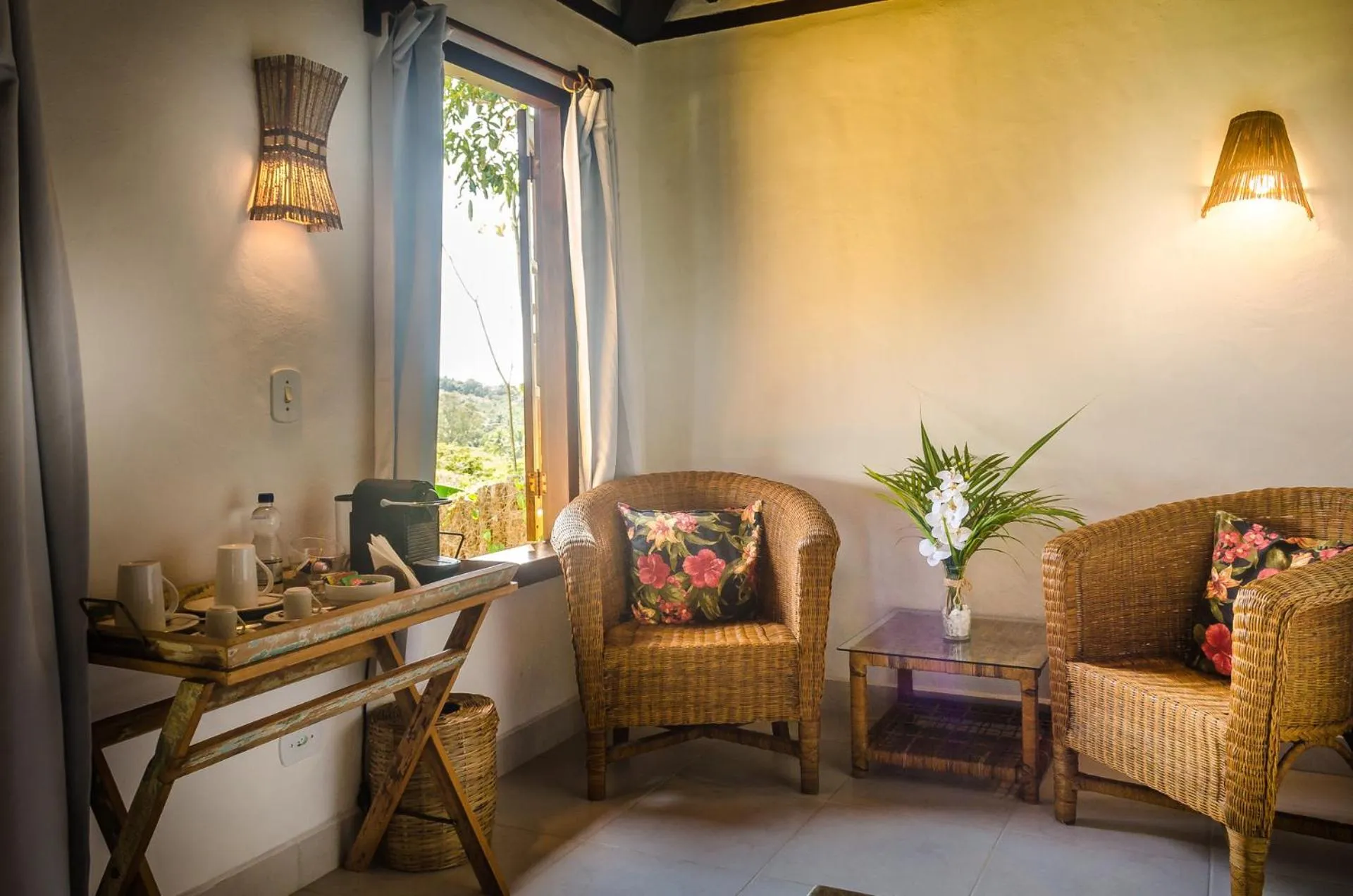 Living room in Pousada Mundo Verde