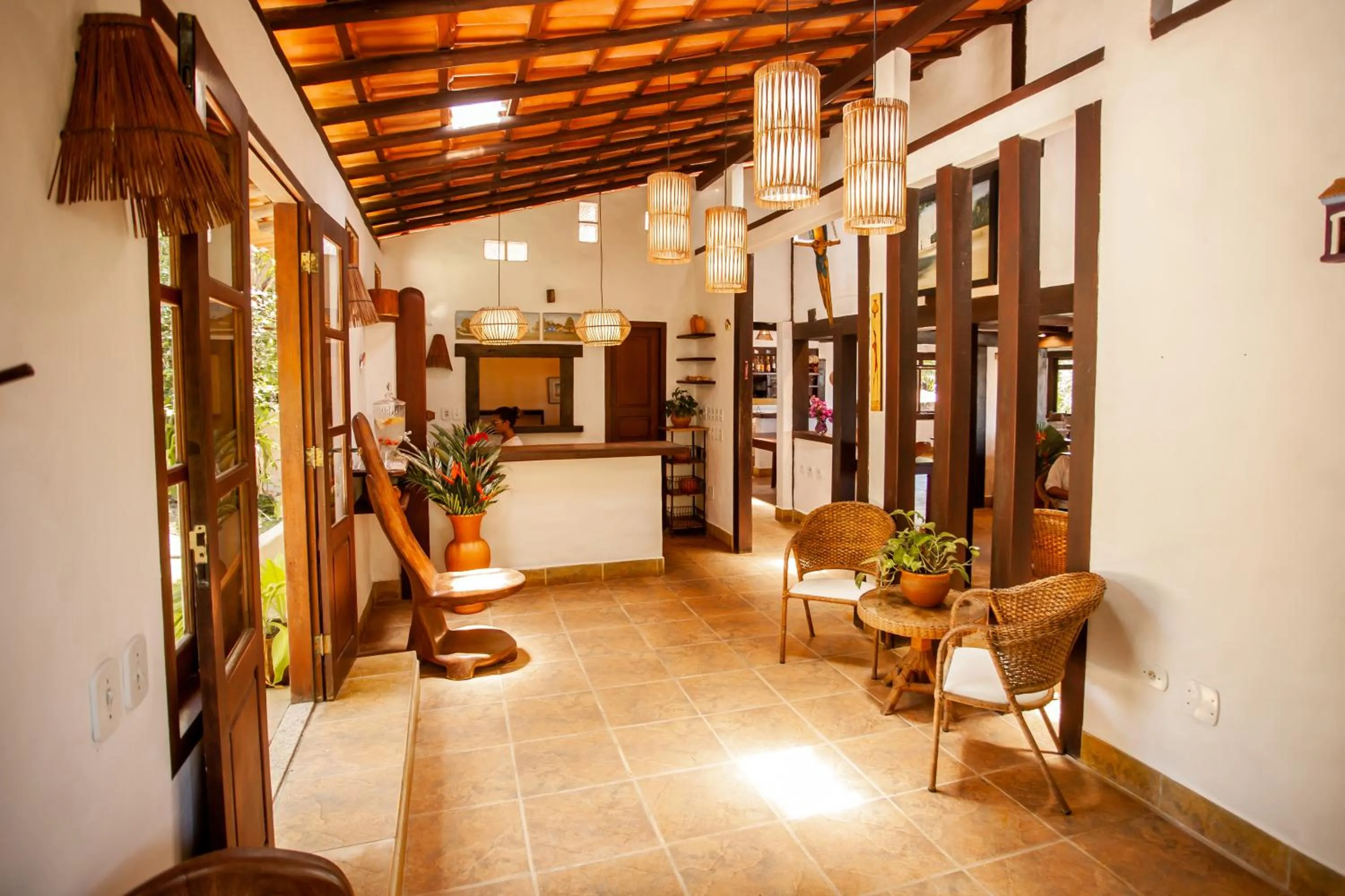 Living room in Pousada Mundo Verde