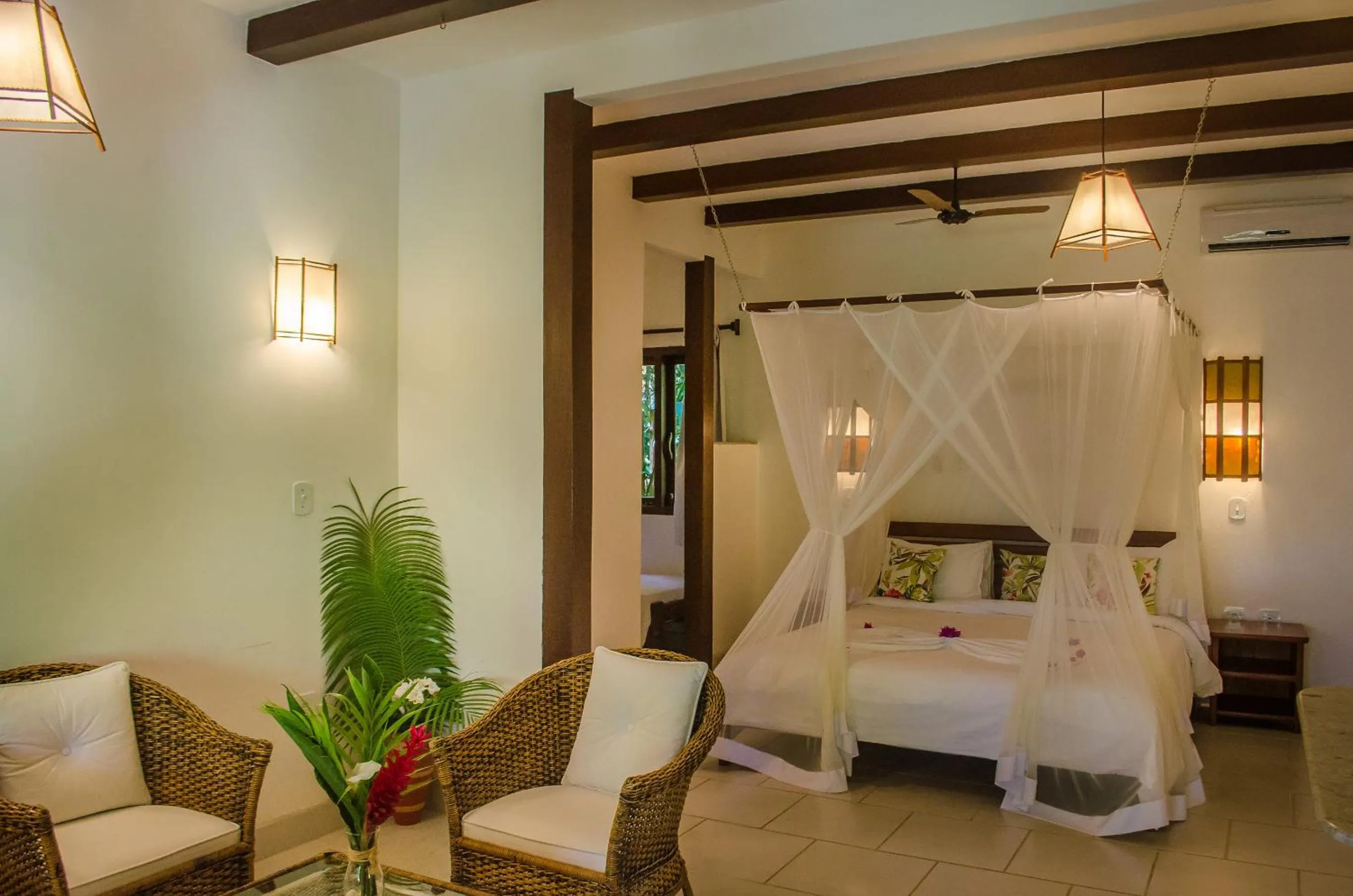 Bed in Pousada Mundo Verde