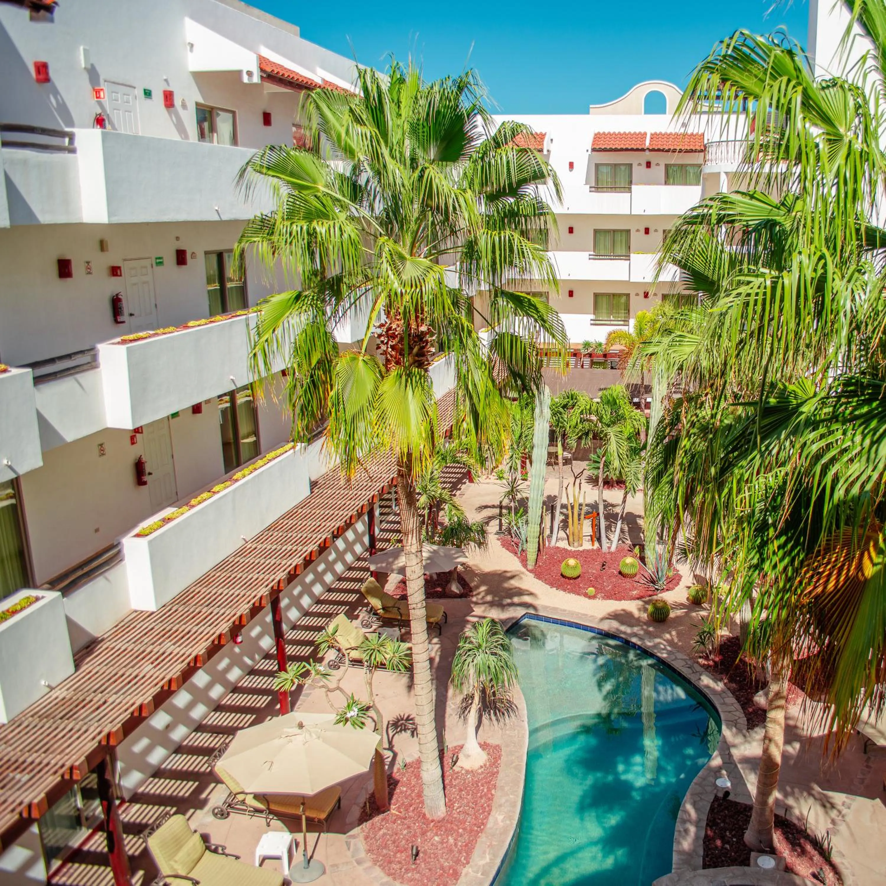 Swimming pool in Hotel Santa Fe Loreto by Villa Group