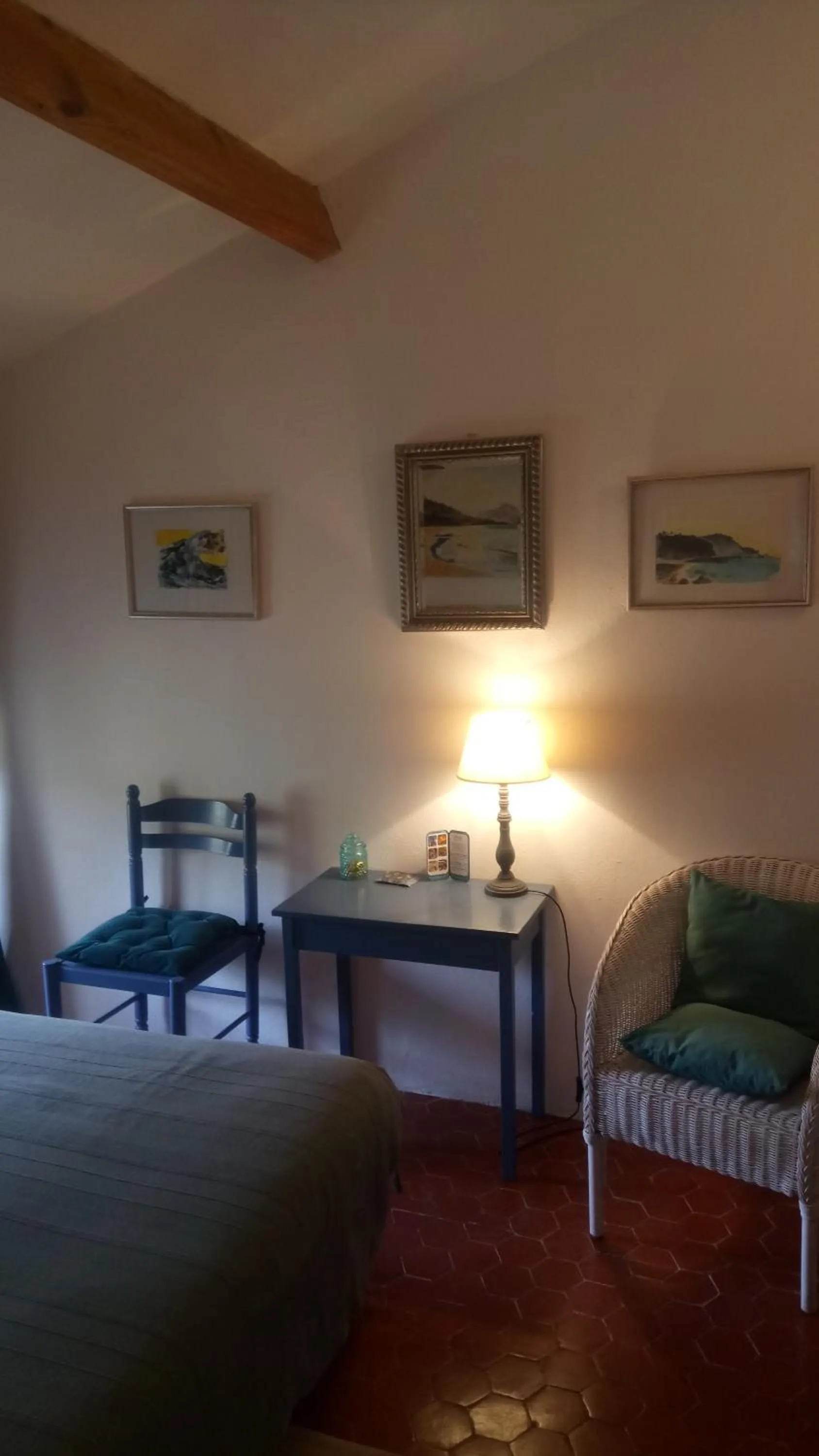 Bedroom, Bed in Domaine du Paraïs B&B