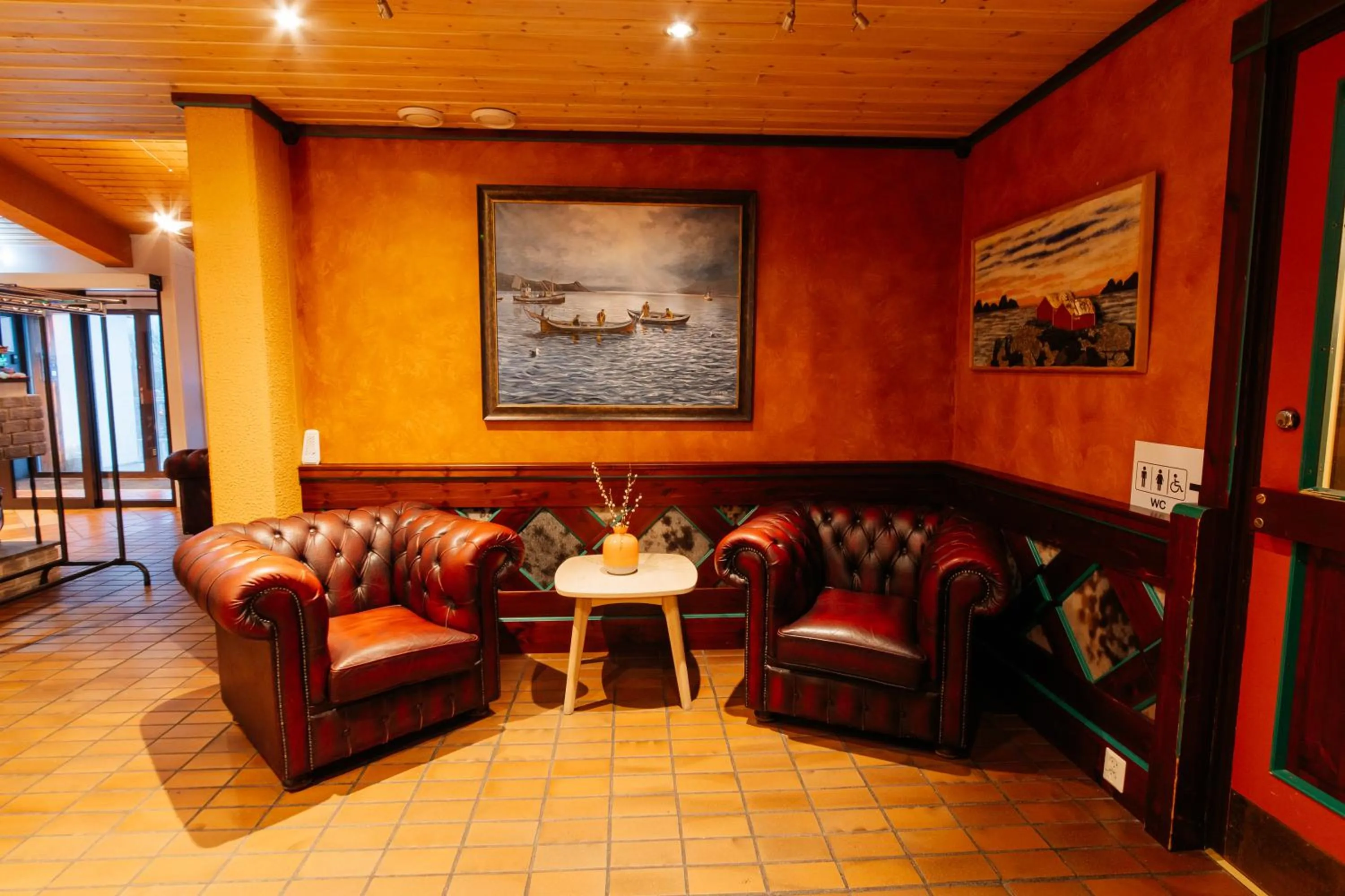 Lobby or reception in Myre Kysthotell