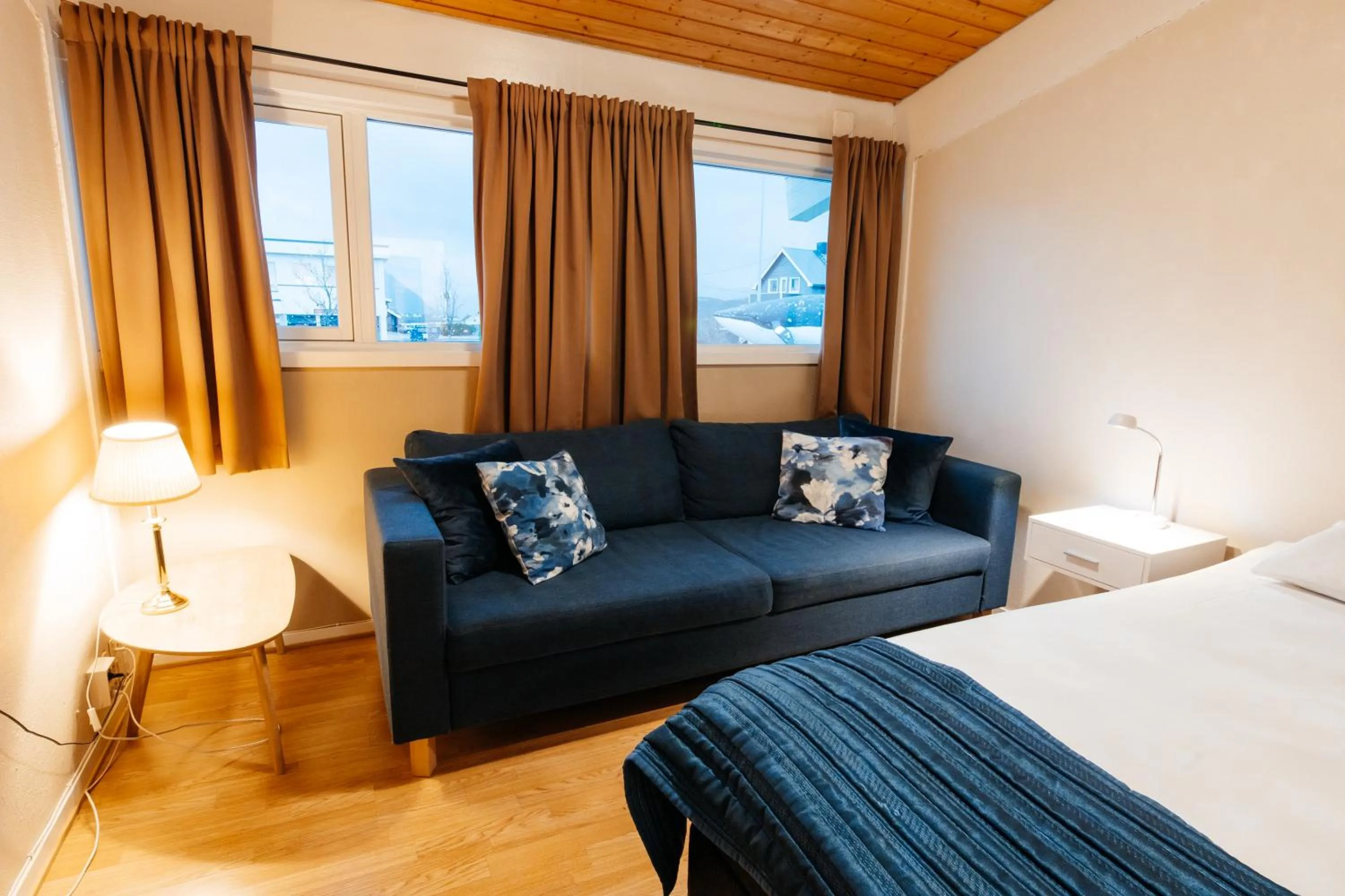 Bed in Myre Kysthotell