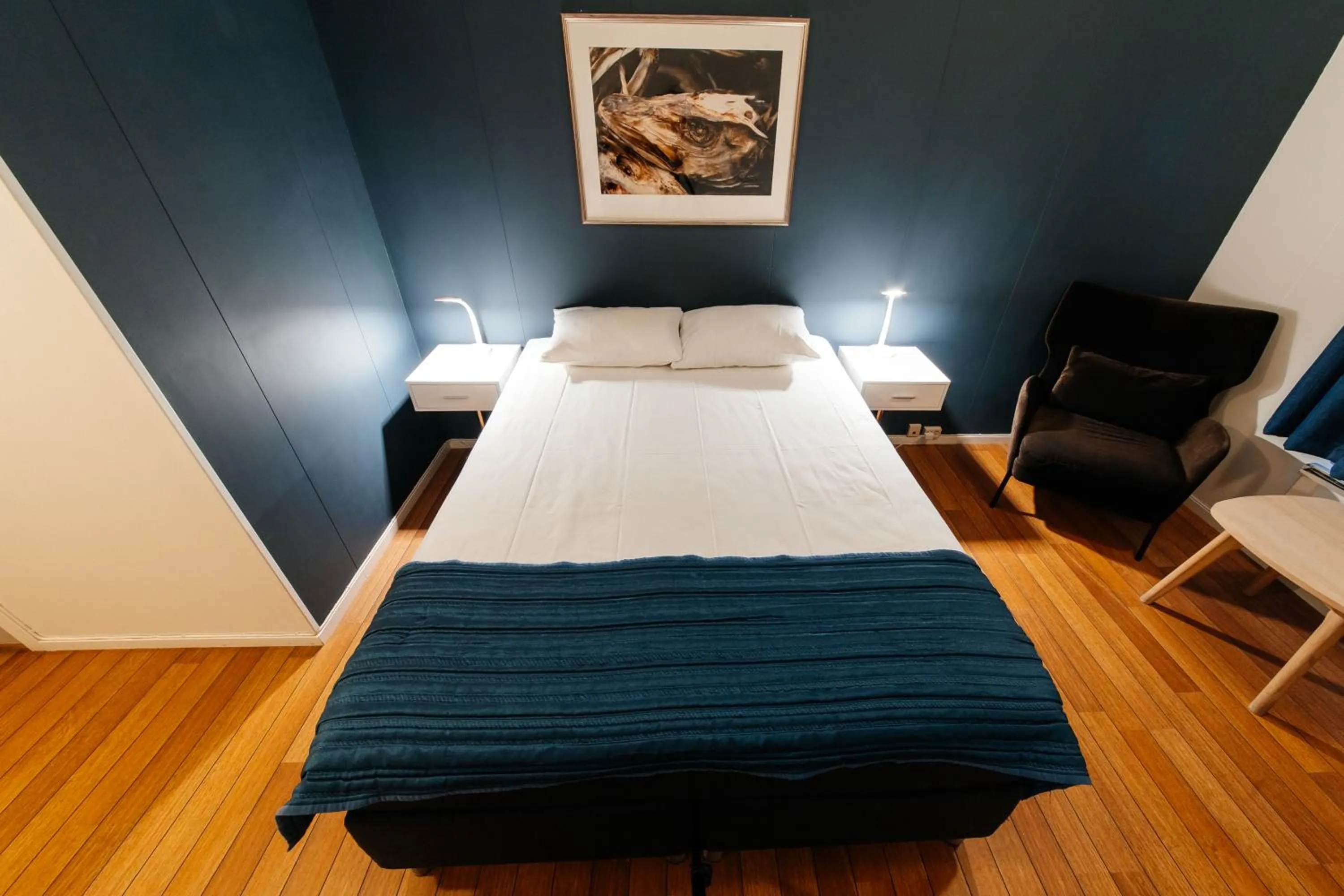 Bed in Myre Kysthotell