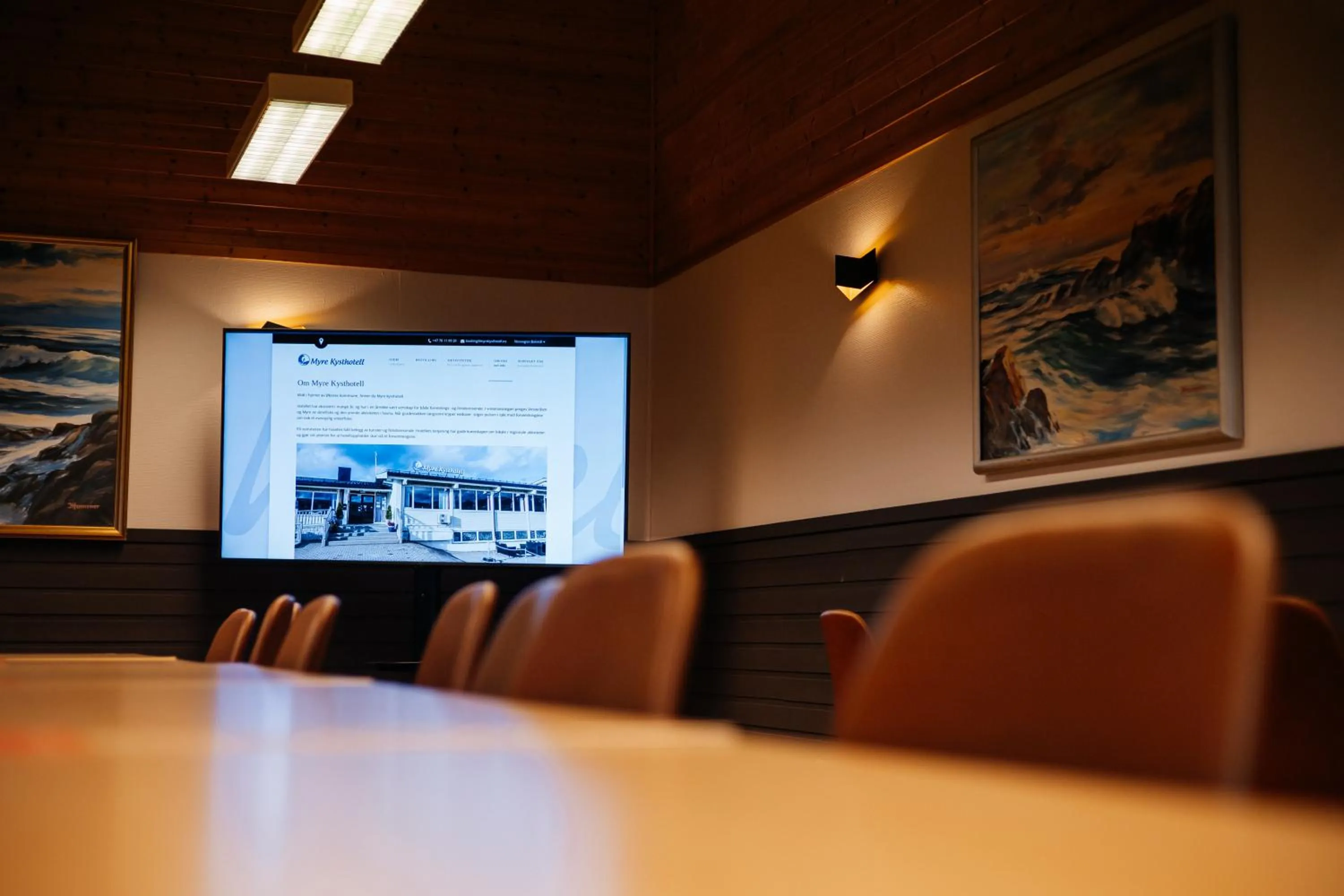 Meeting/conference room in Myre Kysthotell