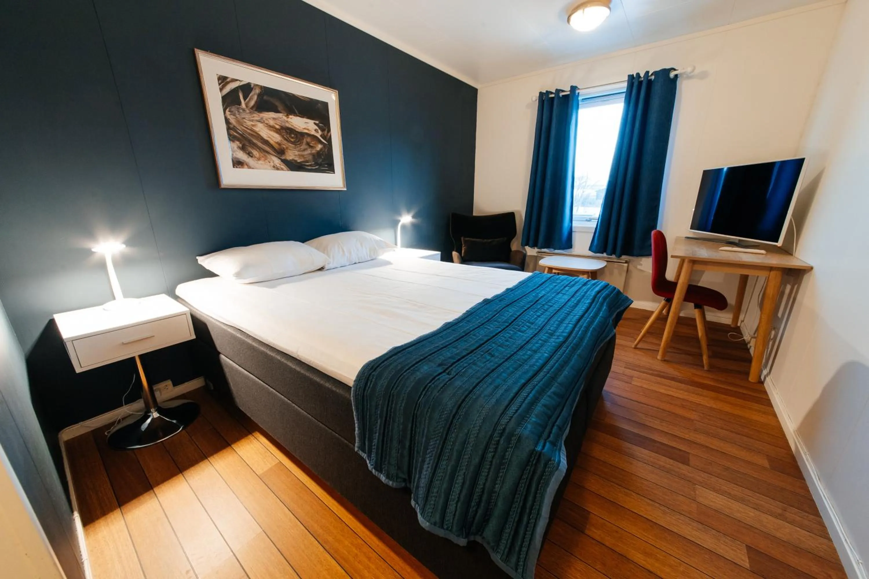 Bed in Myre Kysthotell