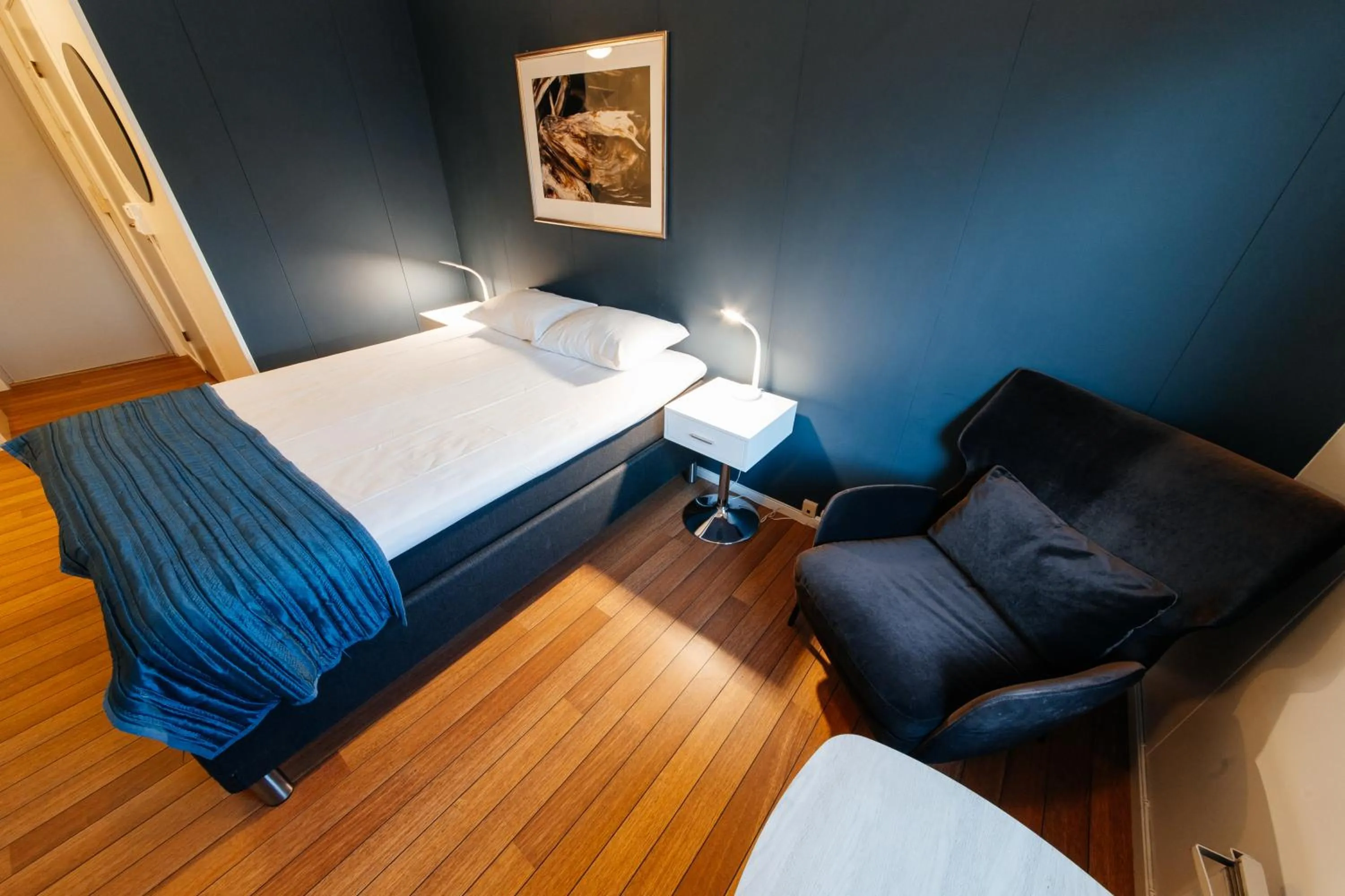 Bed in Myre Kysthotell