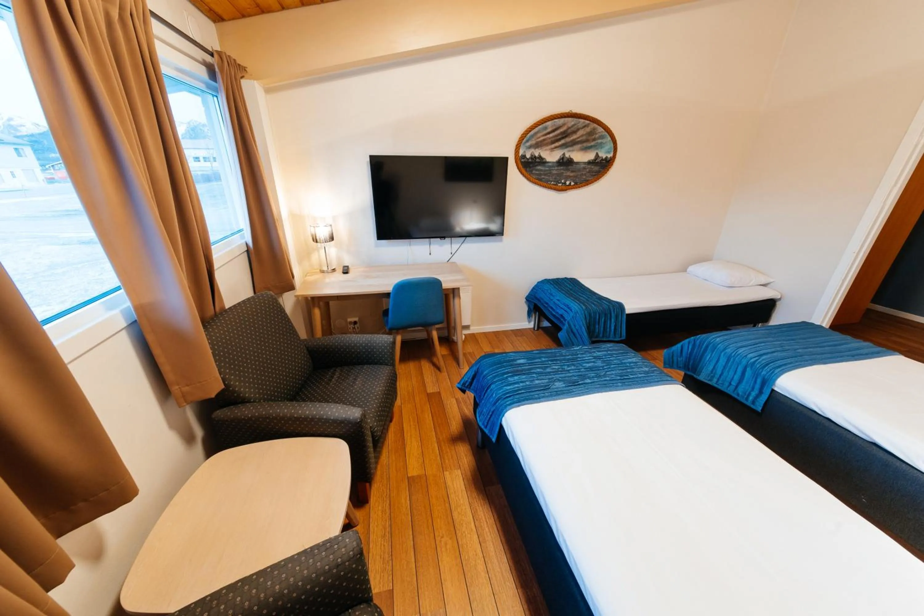 Bed in Myre Kysthotell