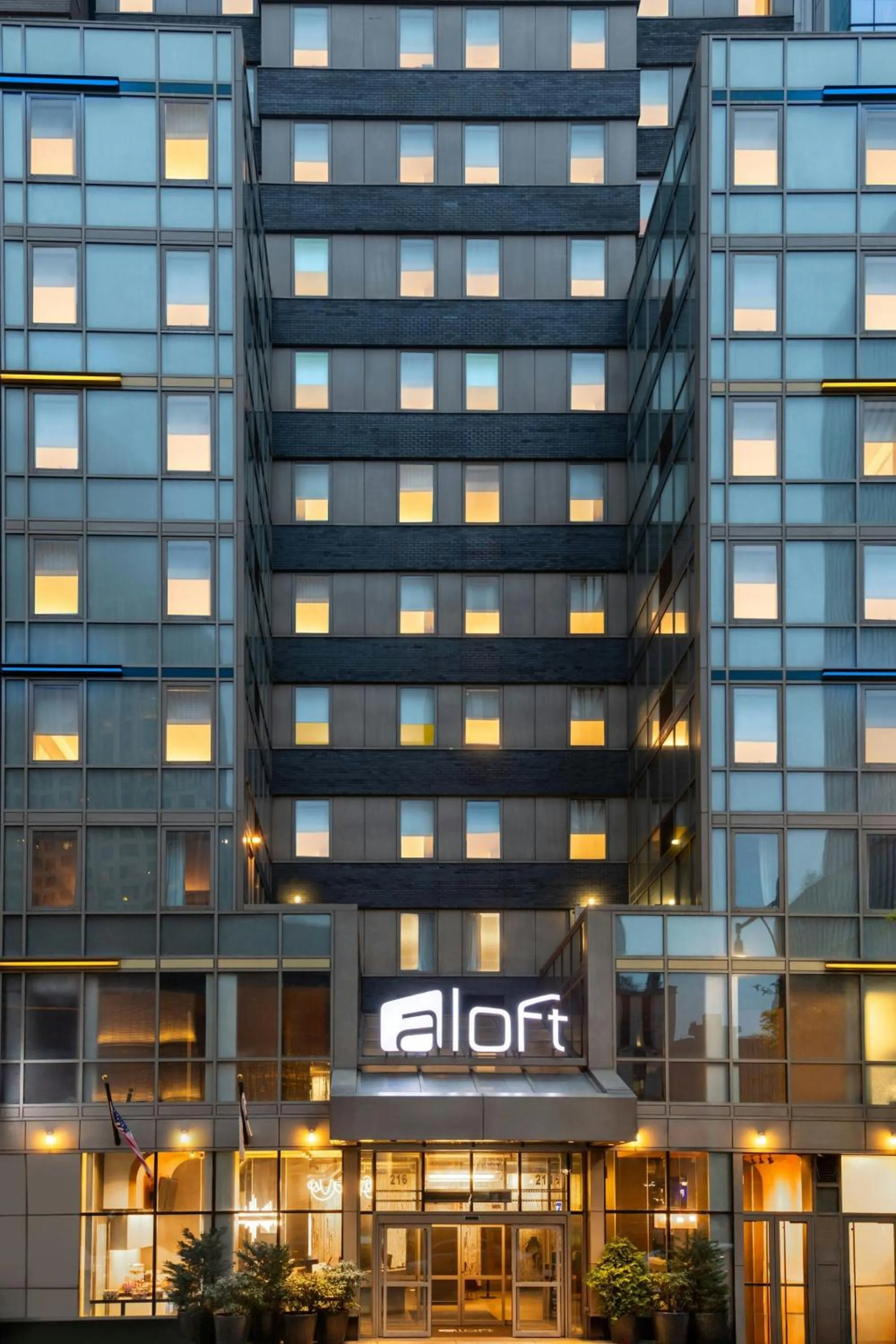 Property building in Aloft New York Brooklyn