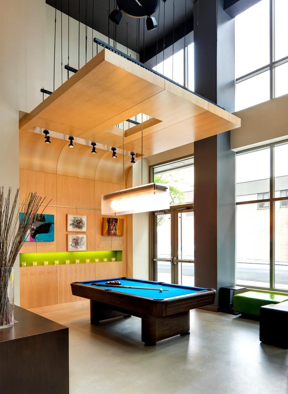 Billiard in Aloft New York Brooklyn