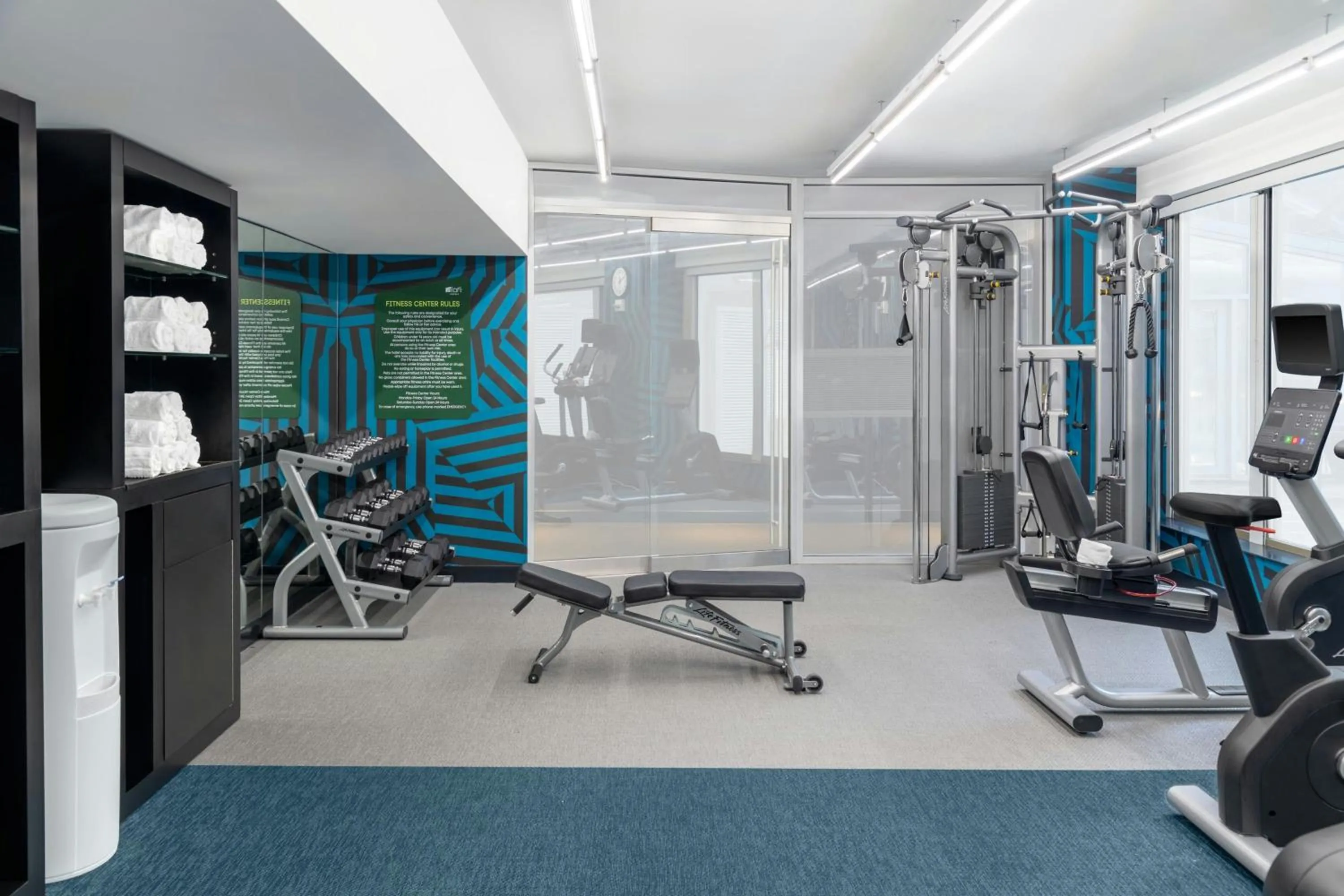 Fitness centre/facilities in Aloft New York Brooklyn