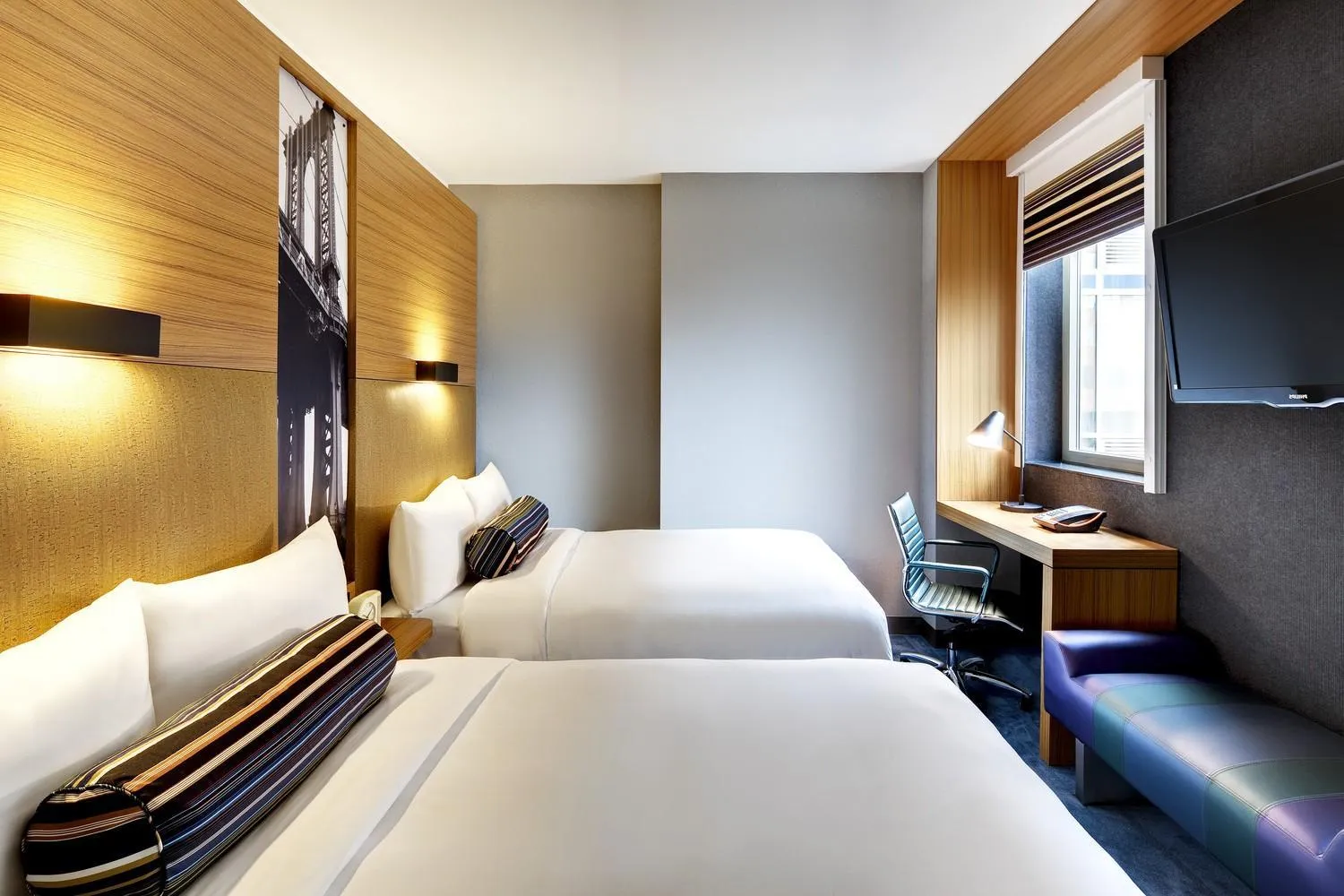 Bed in Aloft New York Brooklyn