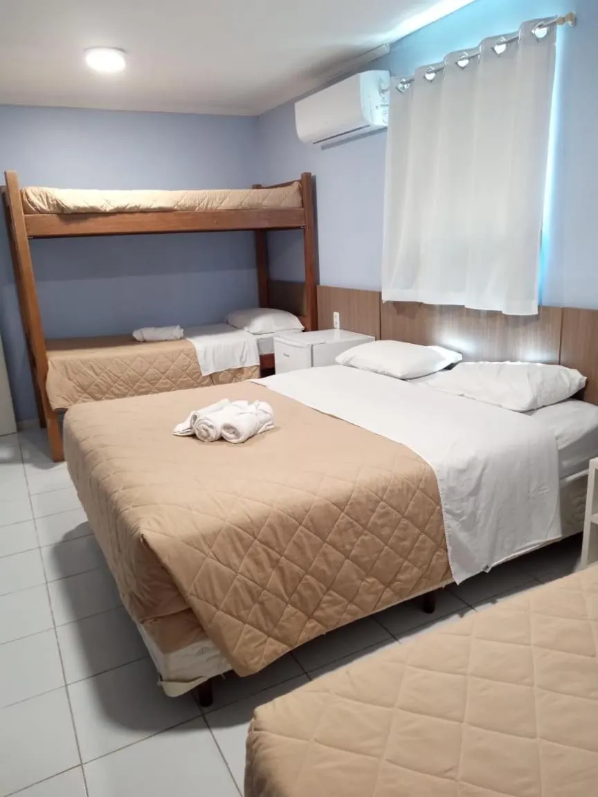 Bed in Pousada Boi Bumba Tambau