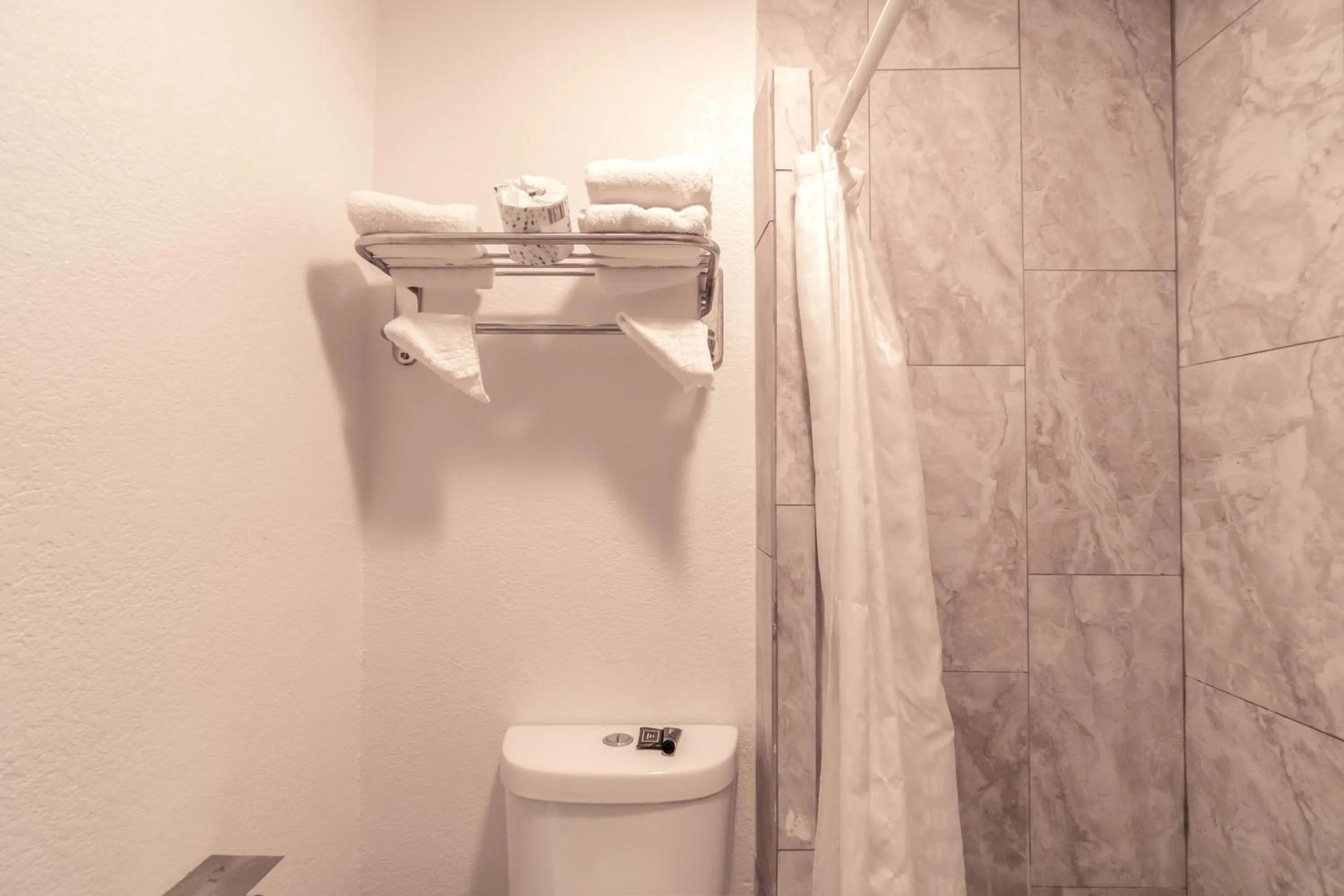 Bathroom in OYO Hotel Houston N Fm-1960 Champions TX