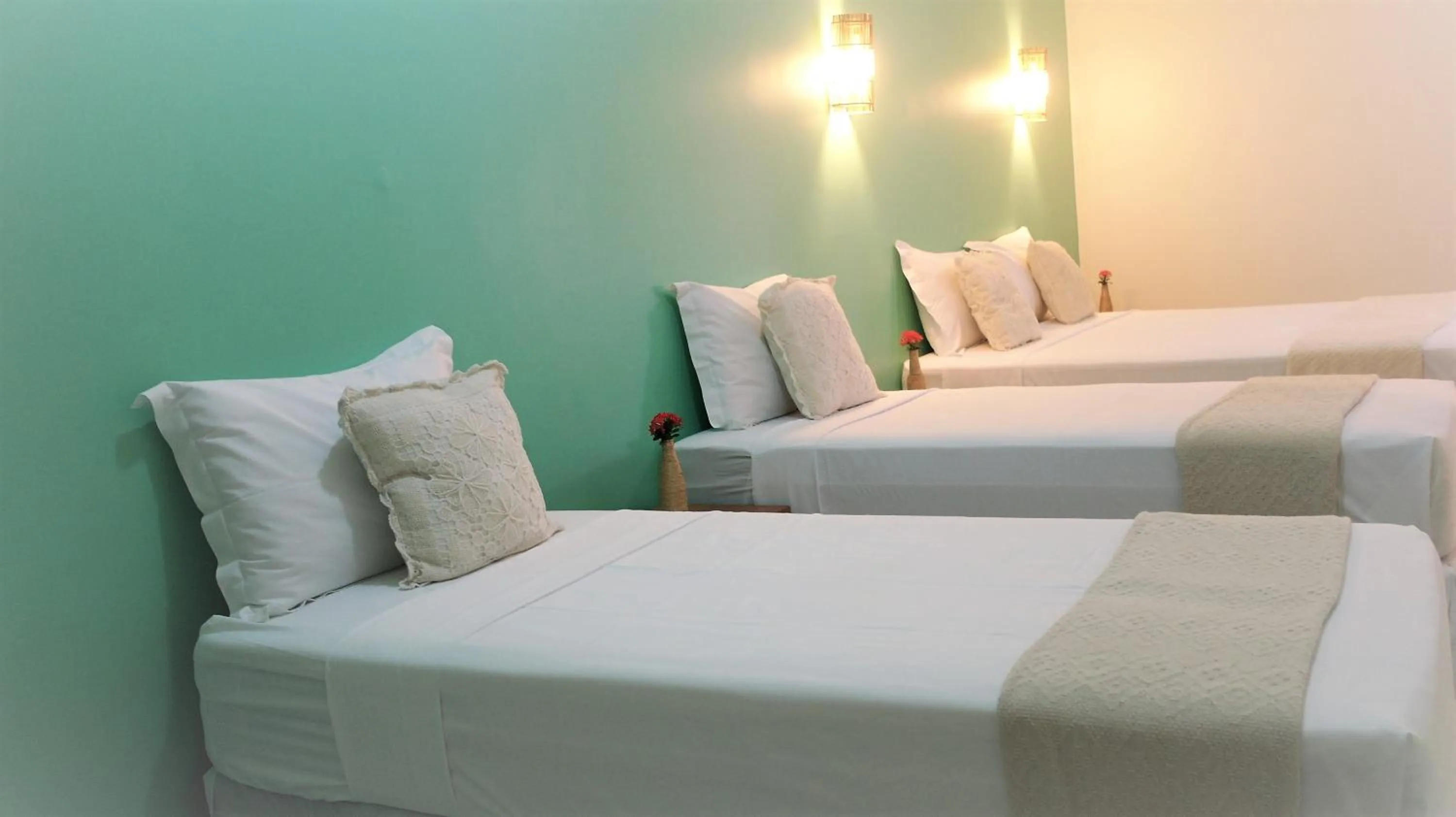 Bed in Pousada Jeri Dunas