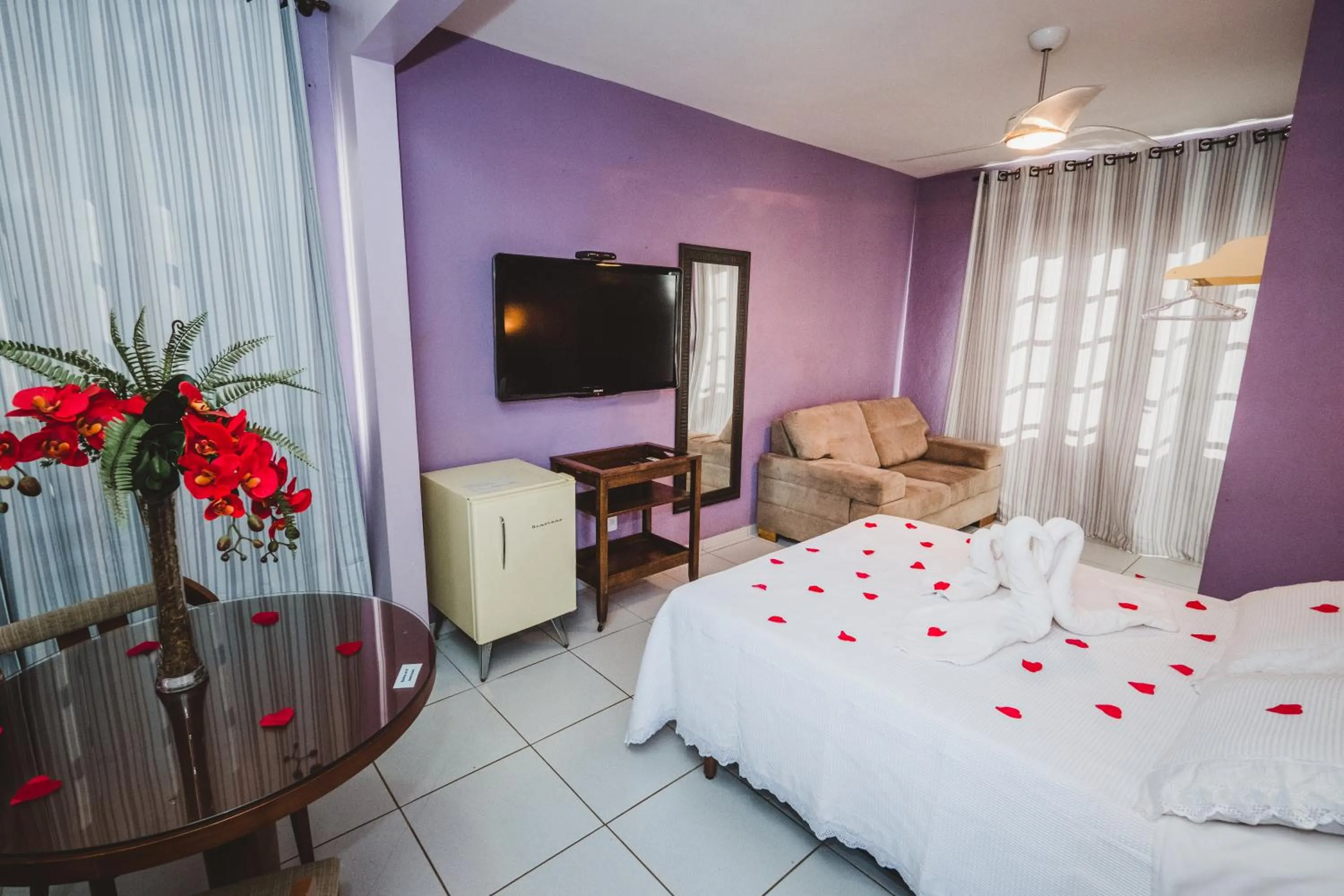 Bed in Hotel Pousada Vovô Zinho