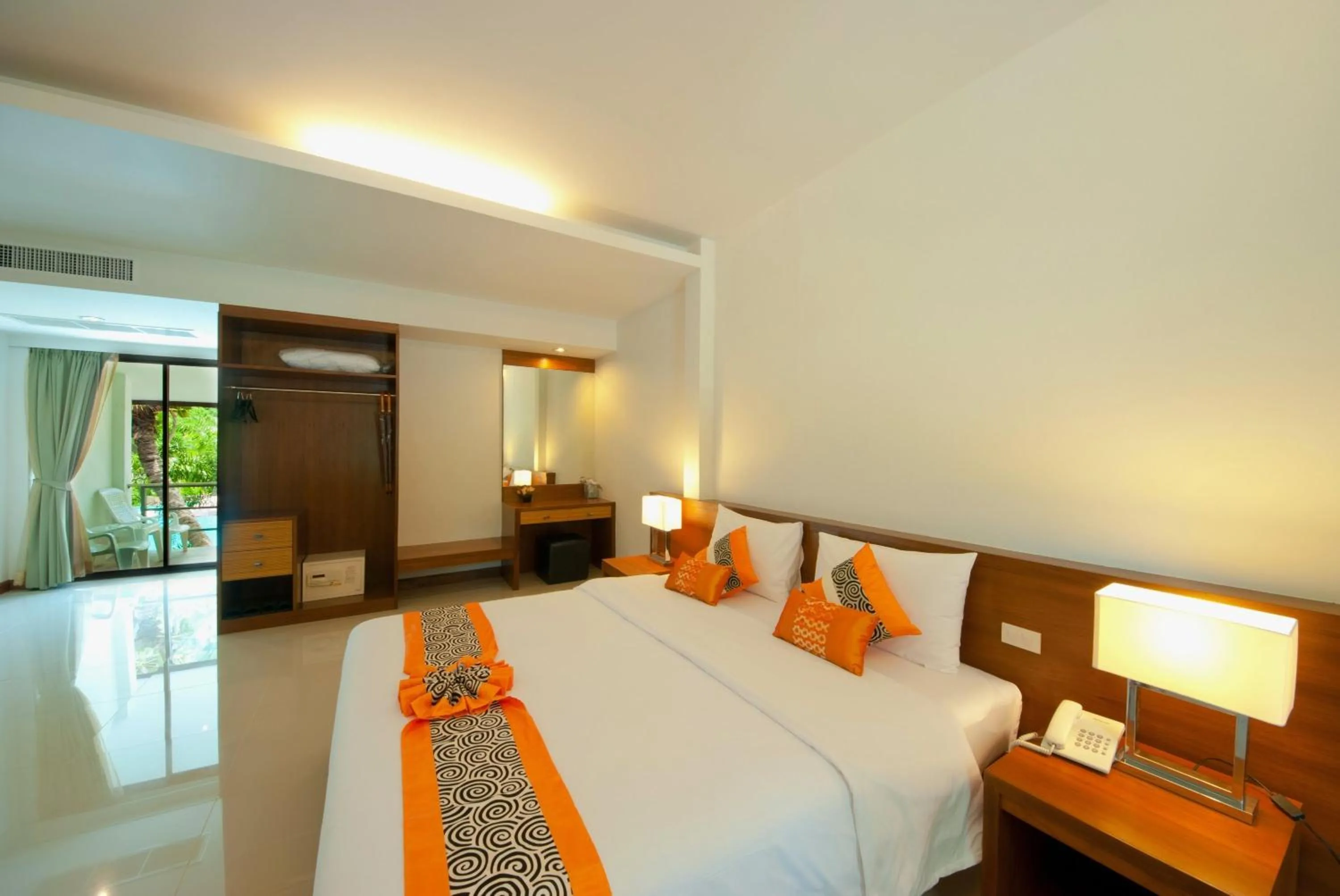 Bed in PS Hill Resort Phuket Patong - SHA Plus