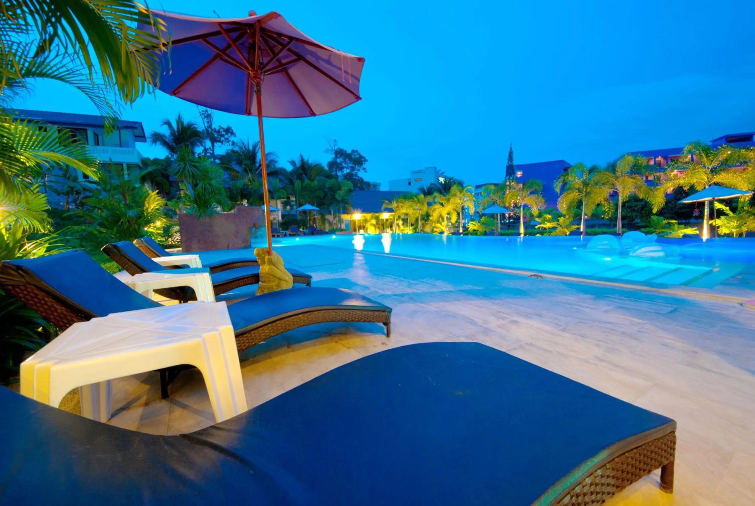 Swimming pool in PS Hill Resort Phuket Patong - SHA Plus