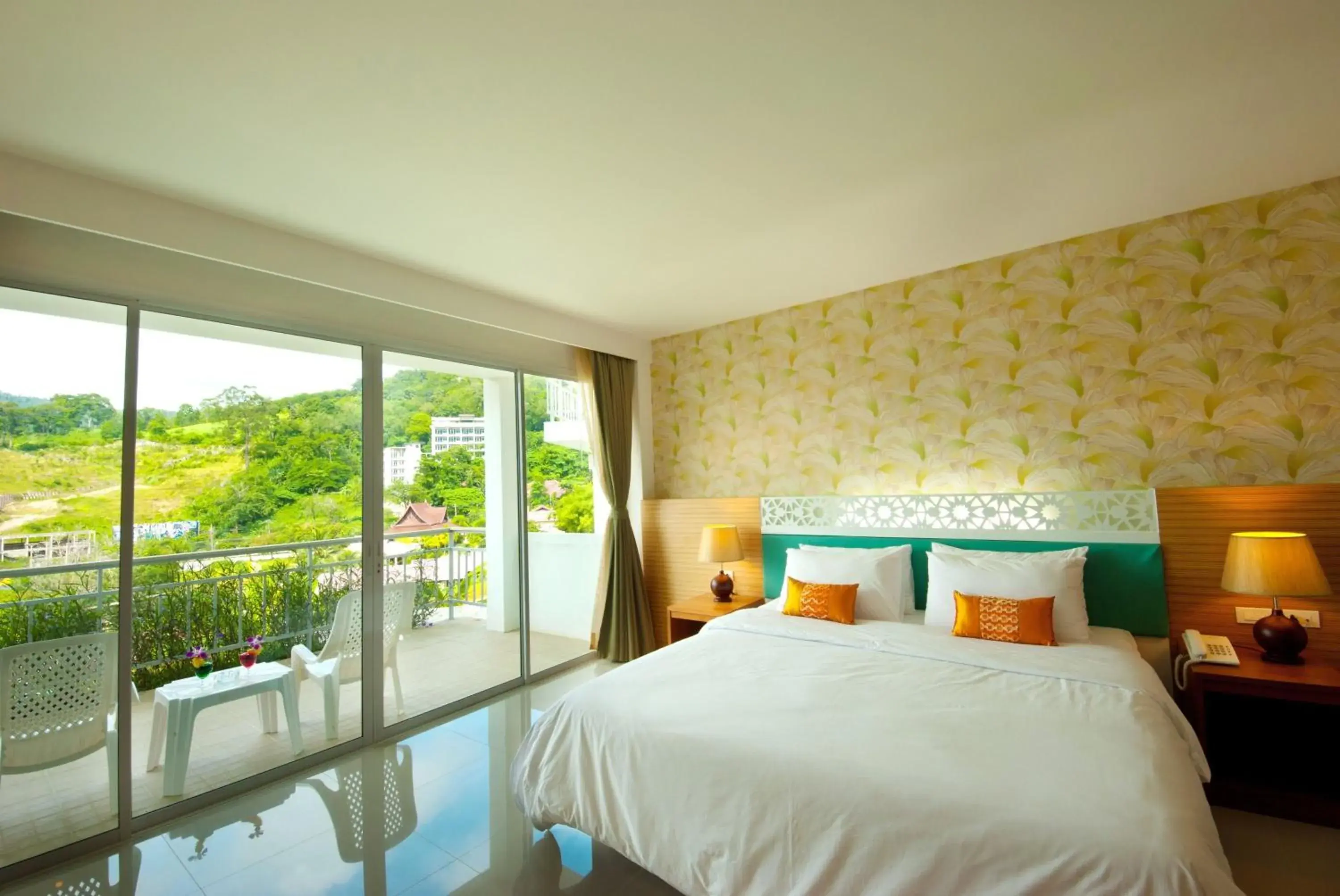 Double Room with Mountain View in PS Hill Resort Phuket Patong - SHA Plus Double Room with Mountain View in PS Hill Resort Phuket Patong - SHA Plus