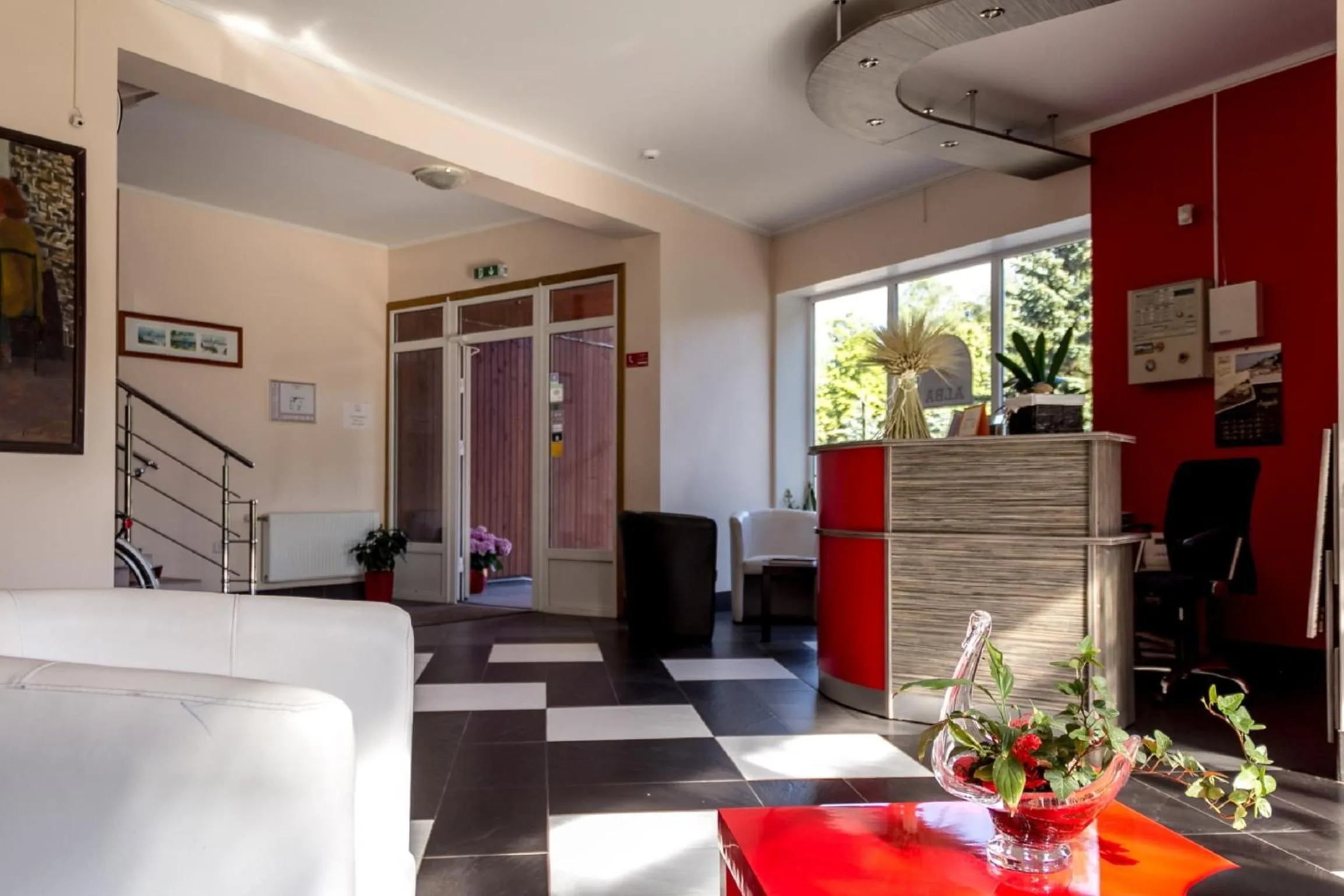 Lobby or reception in Alba Hotel