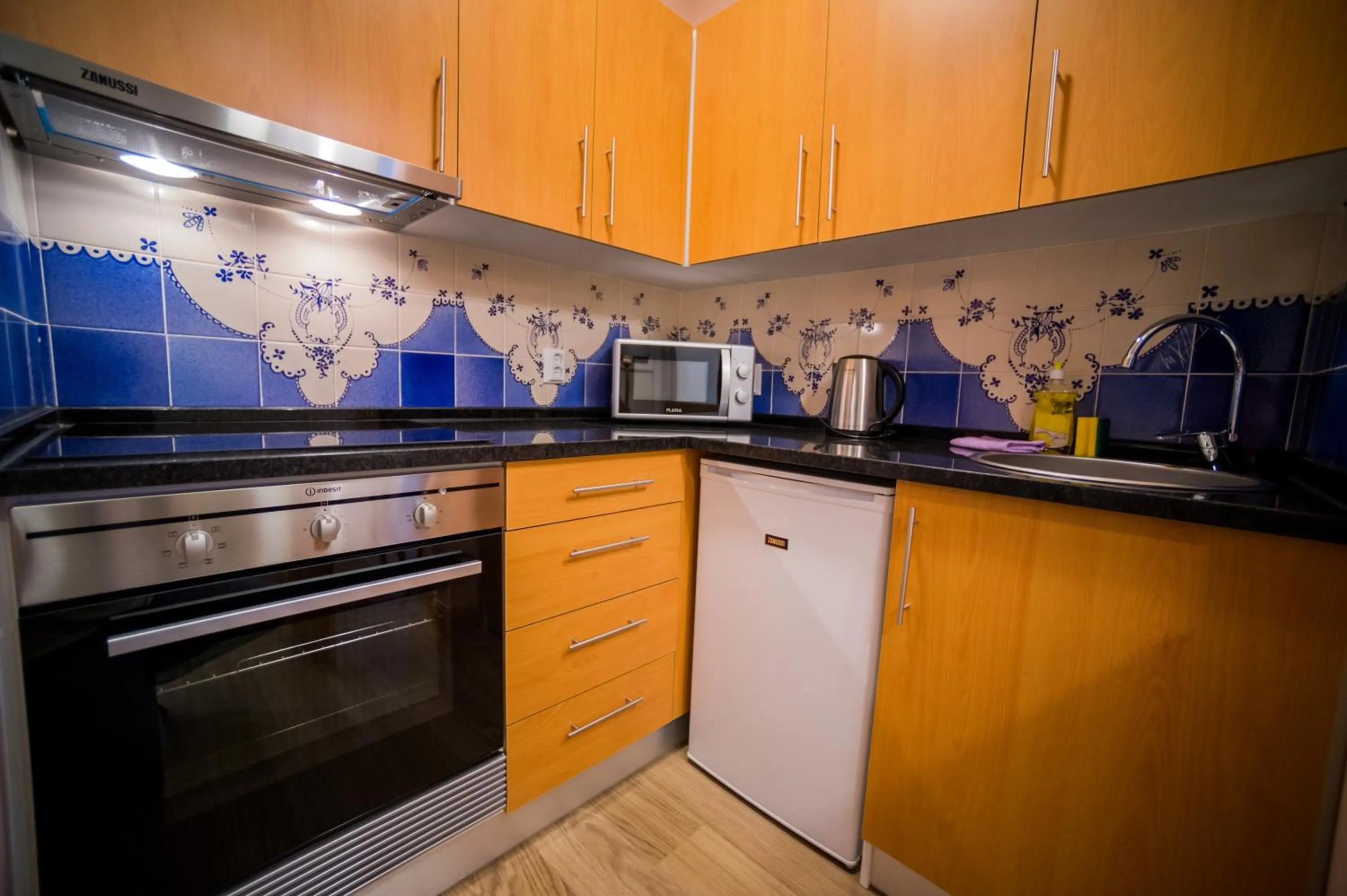 Kitchen or kitchenette in Apartments Madeira City Center