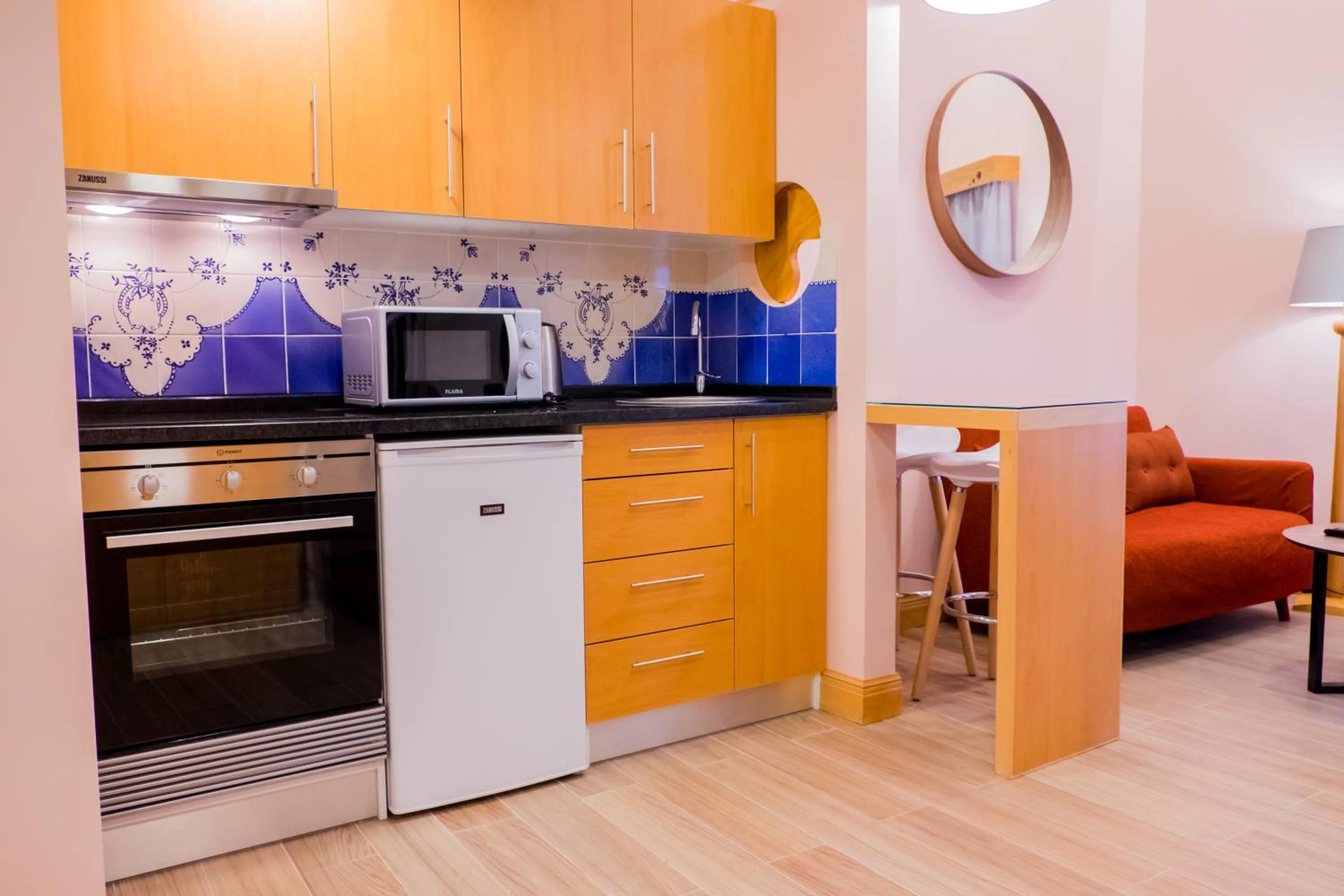 Kitchen or kitchenette in Apartments Madeira City Center