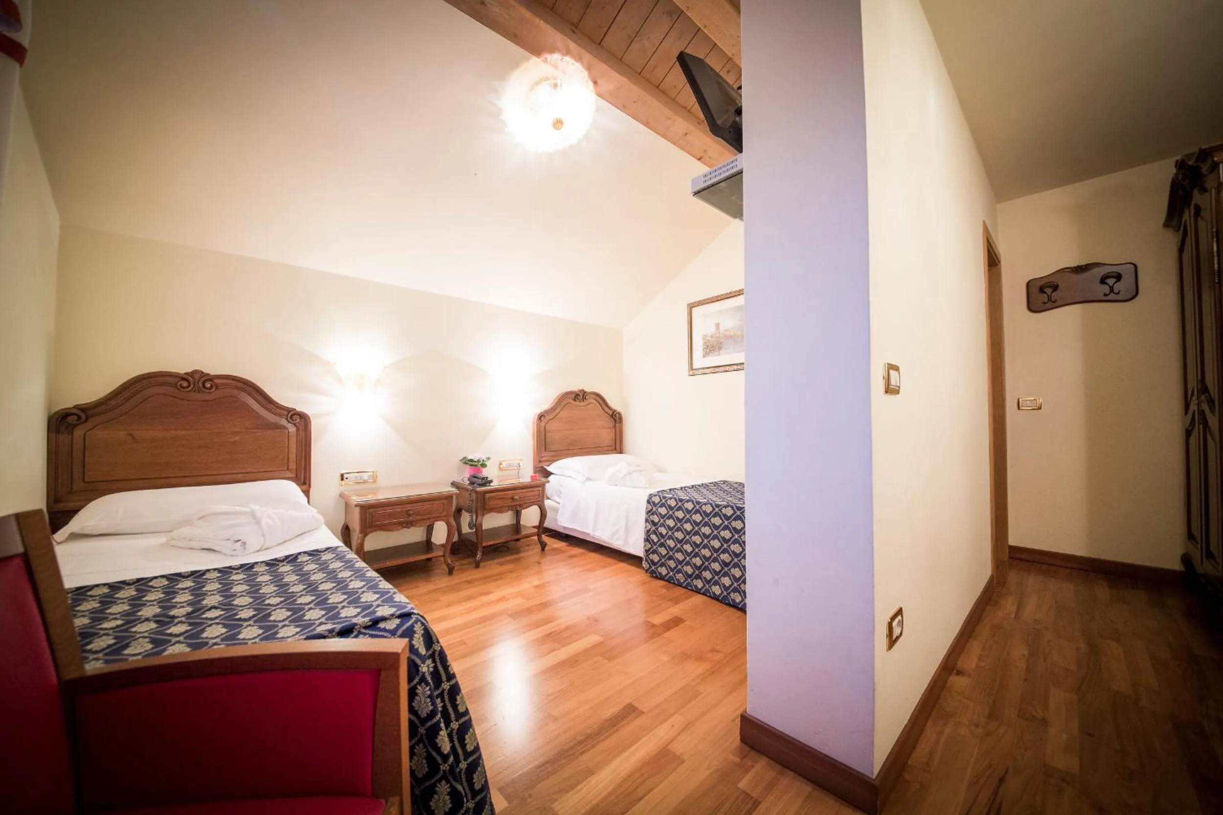 Bed in Hotel Spessotto