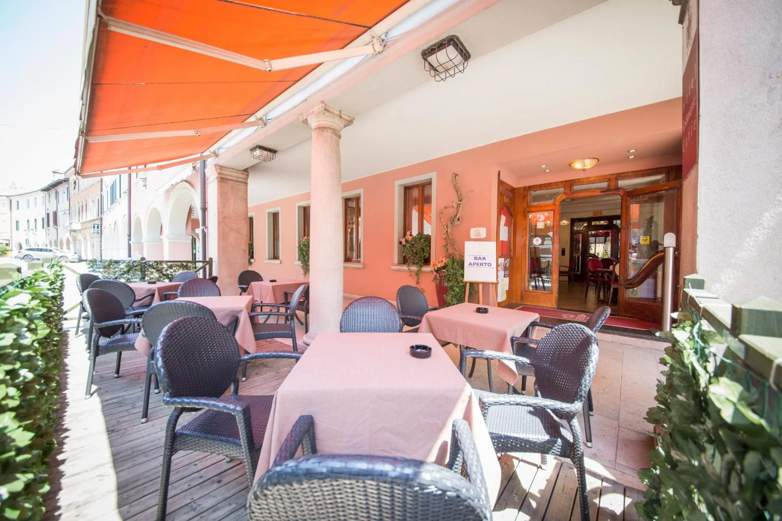 Patio in Hotel Spessotto