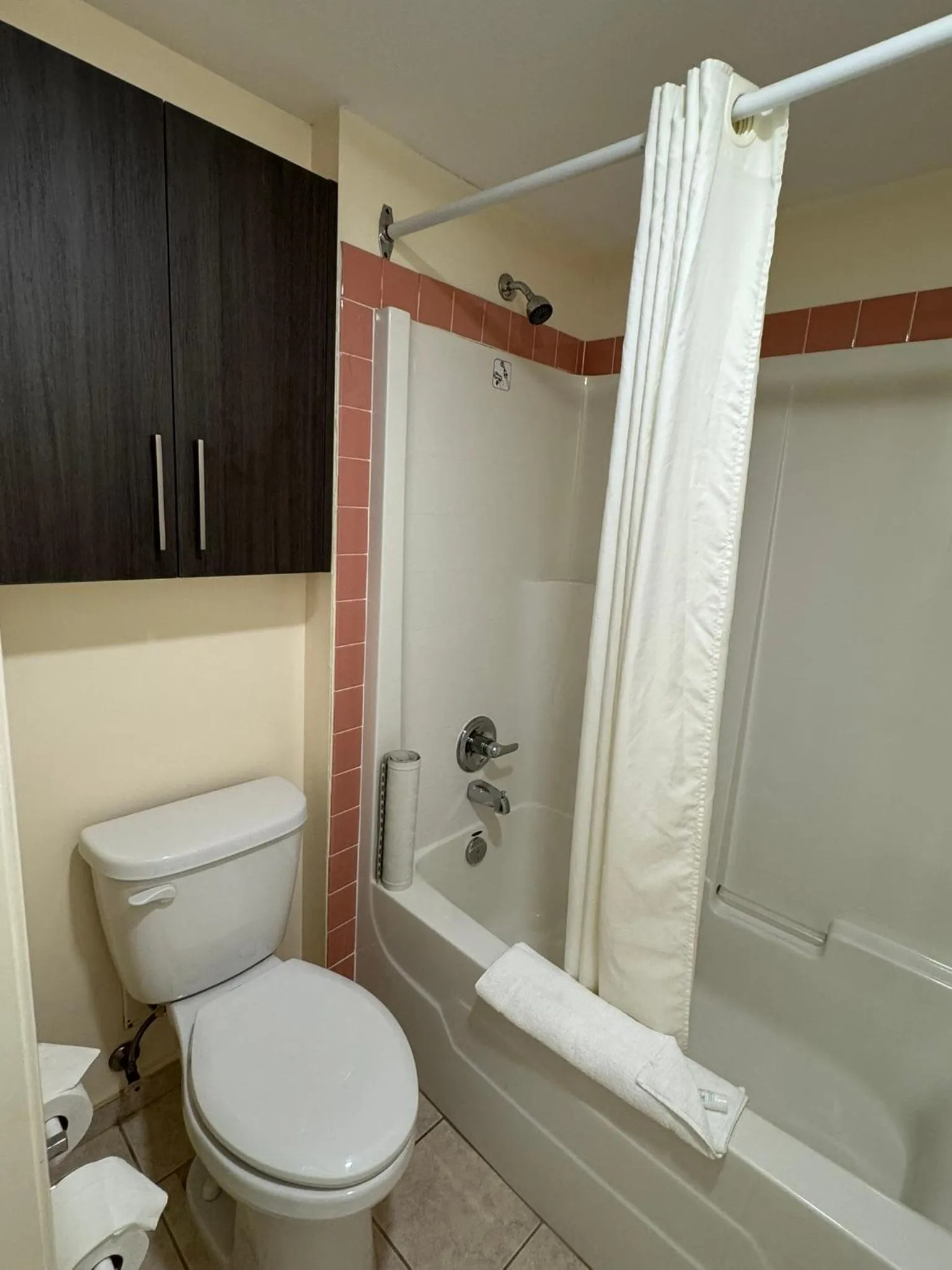 Shower in Western Budget Motel #1 & 2 Whitecourt