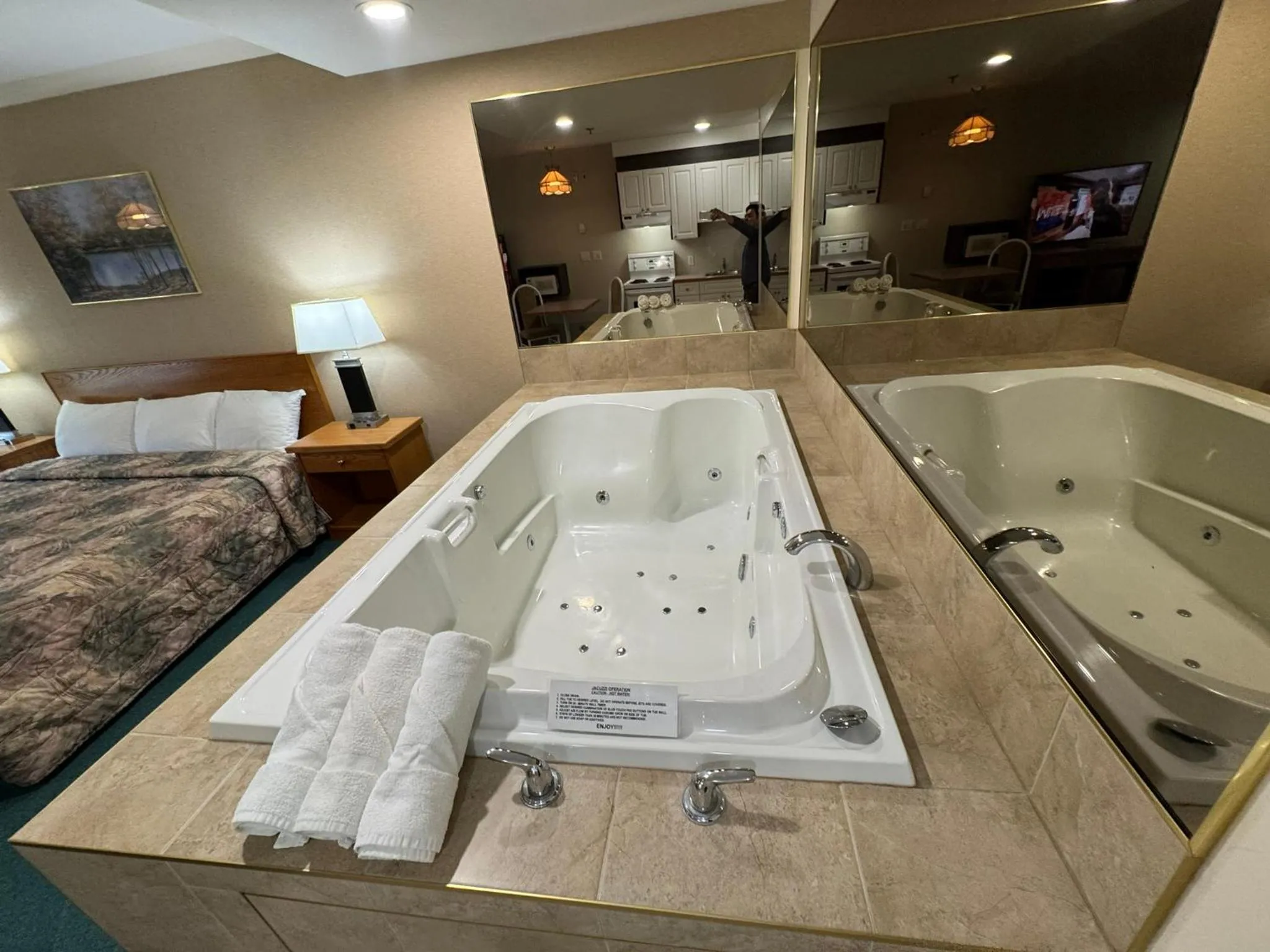 Hot Tub in Western Budget Motel #1 & 2 Whitecourt
