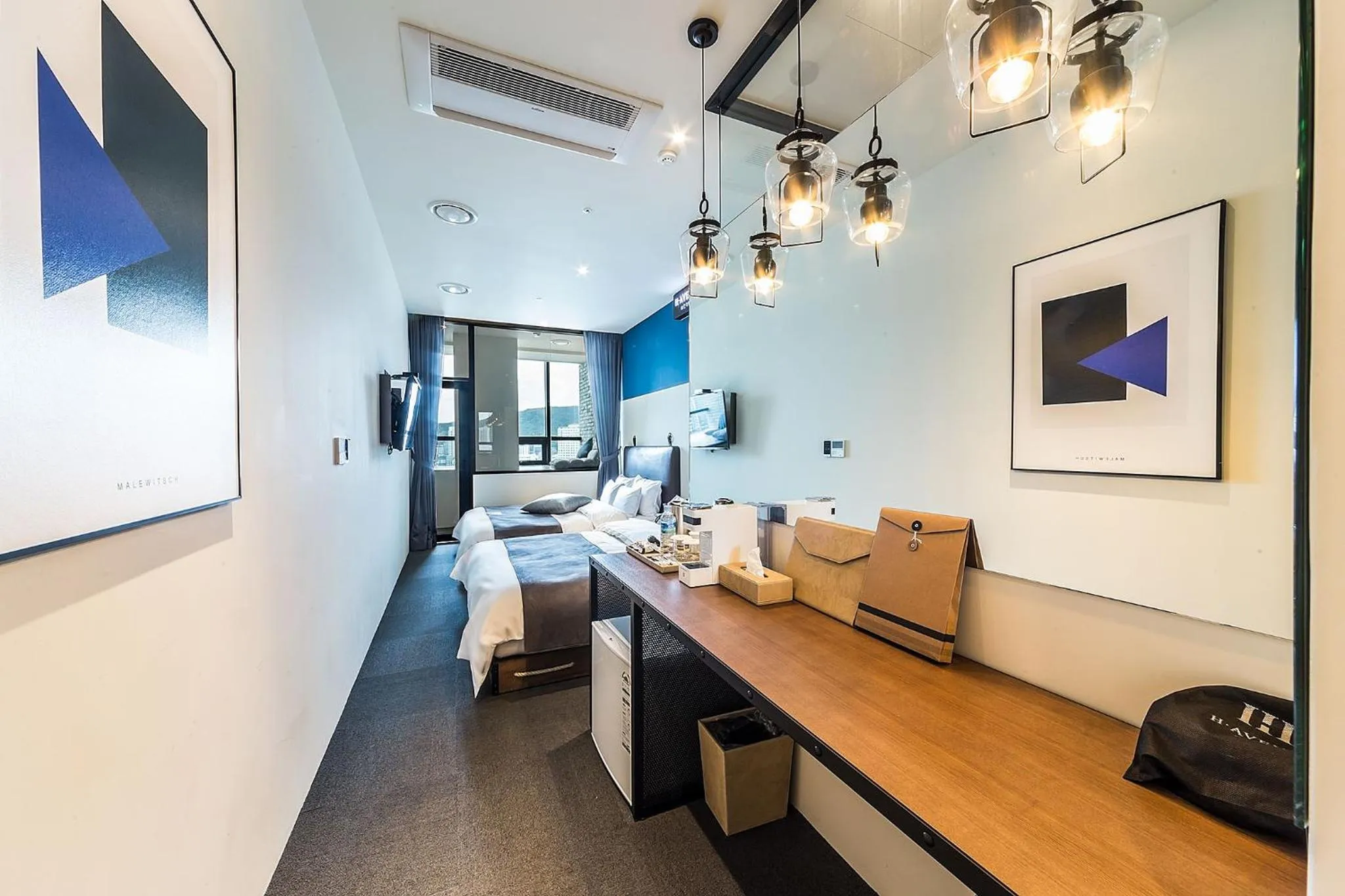 Bed in H Avenue Hotel Gwangalli branch