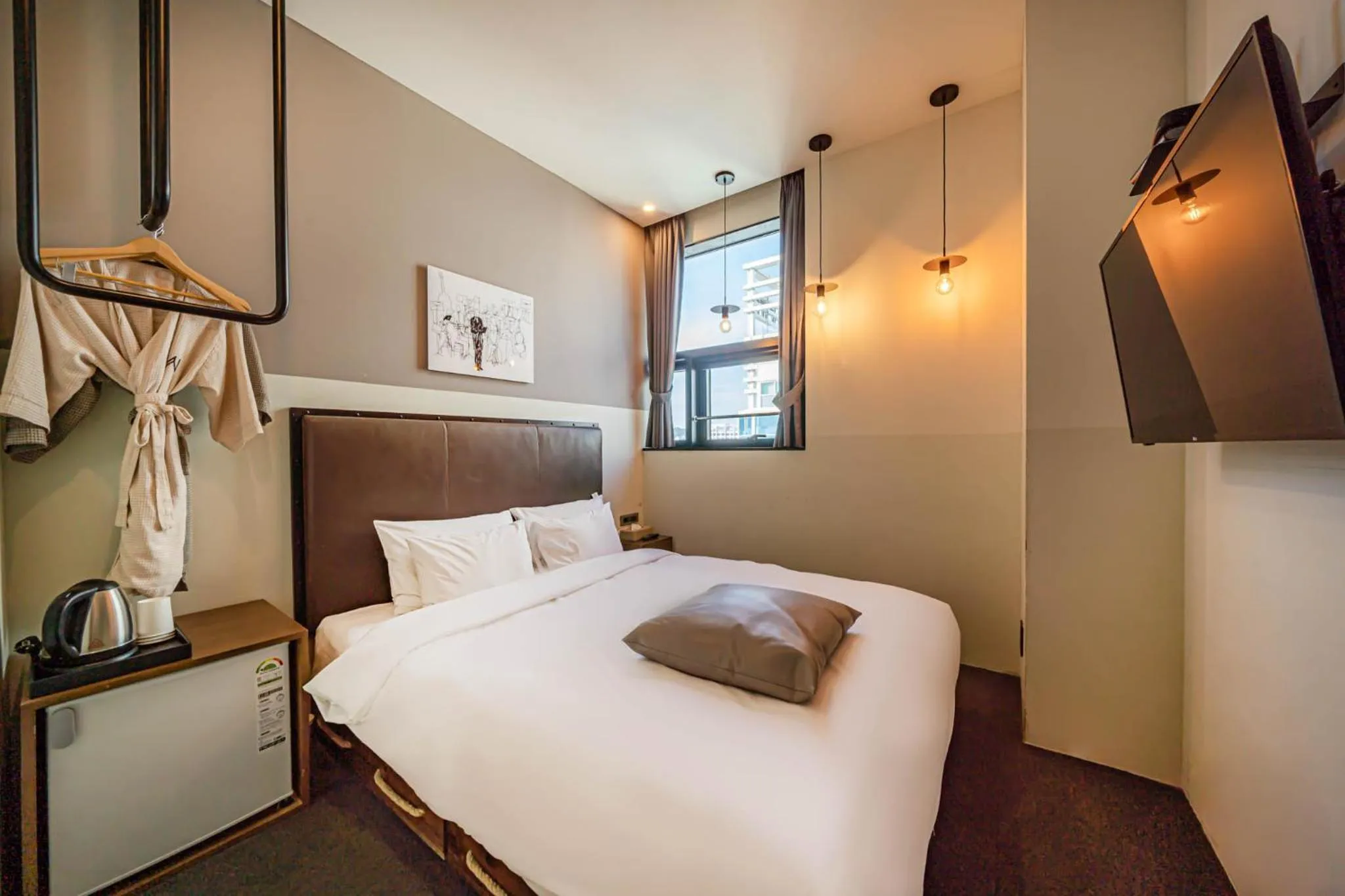 Bed in H Avenue Hotel Gwangalli branch