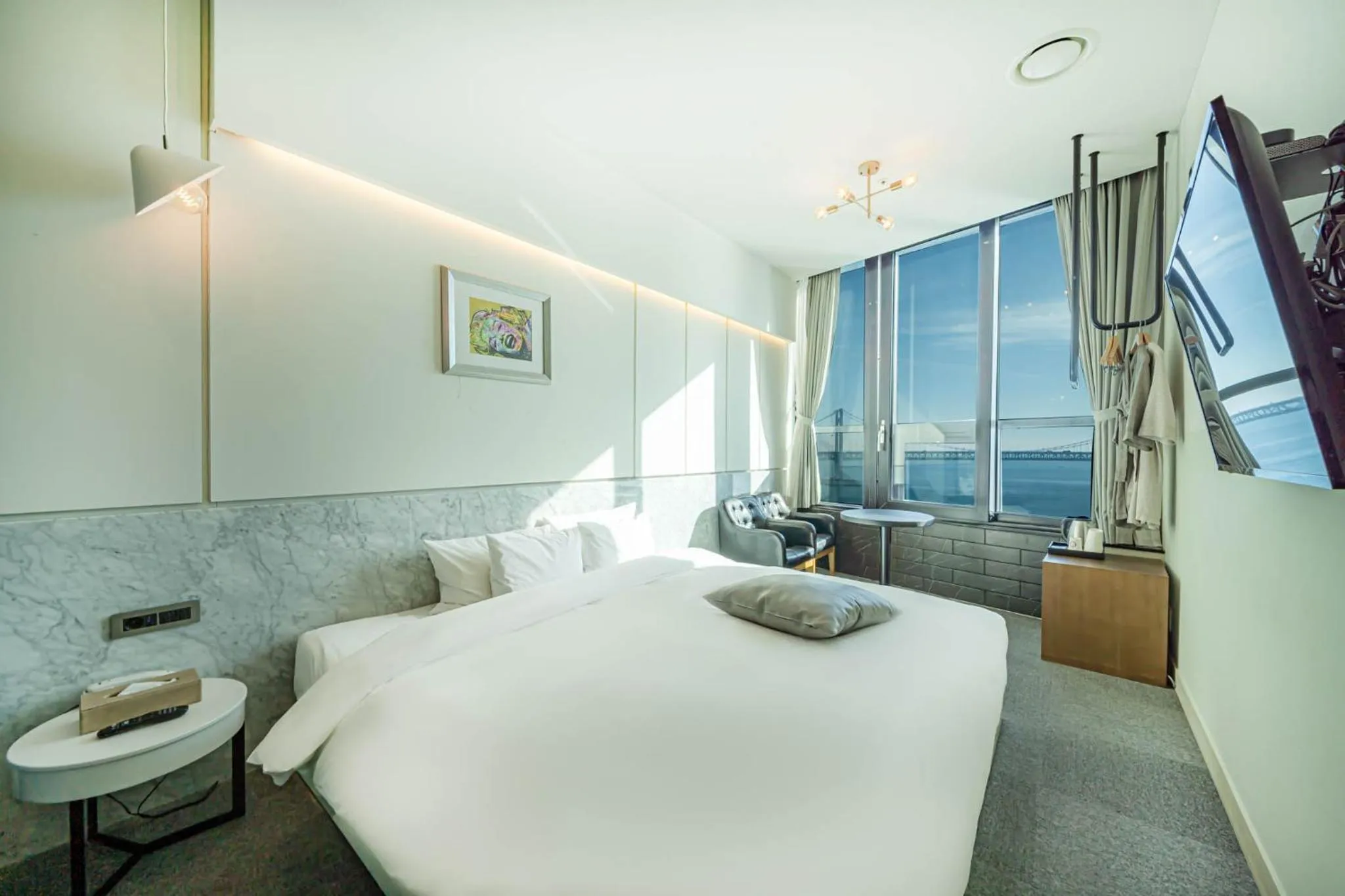 Bed in H Avenue Hotel Gwangalli branch