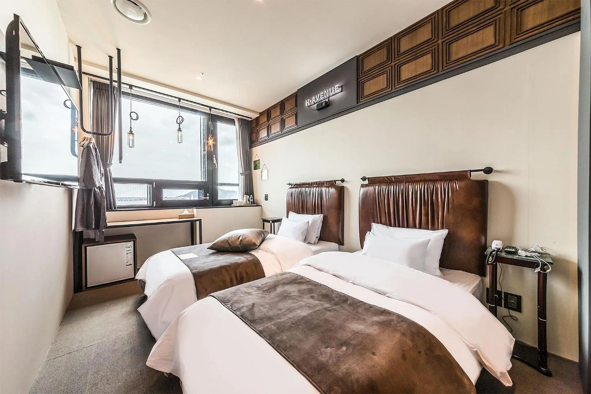 Bed in H Avenue Hotel Gwangalli branch