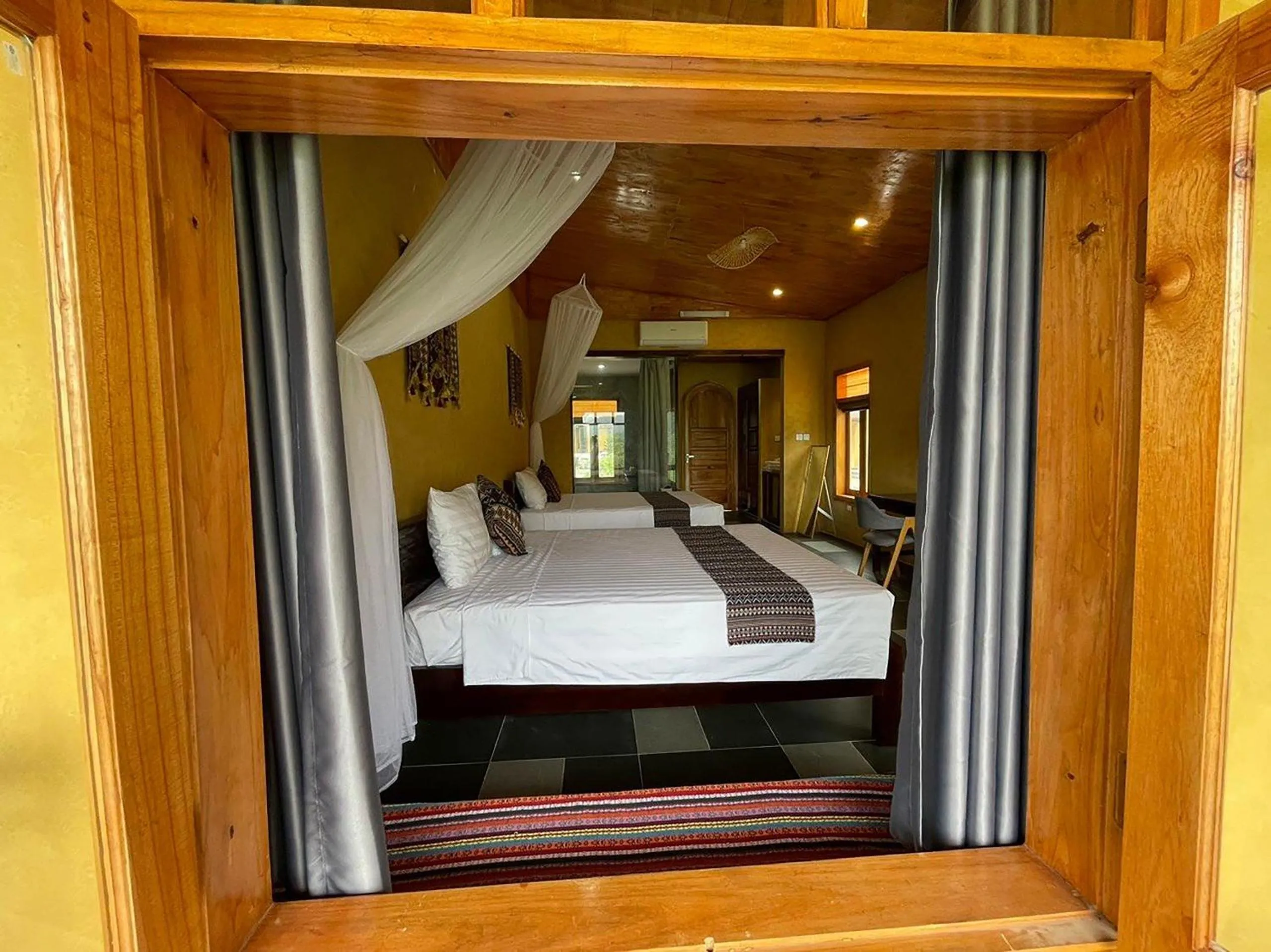 Bed in Wings Ha Giang Loop Bungalow