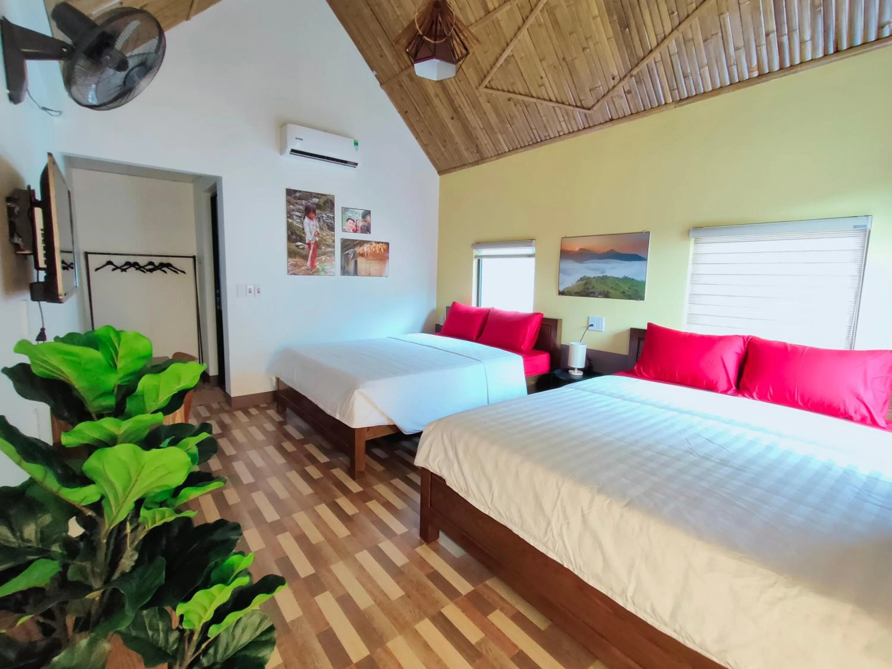 Bed in Wings Ha Giang Loop Bungalow