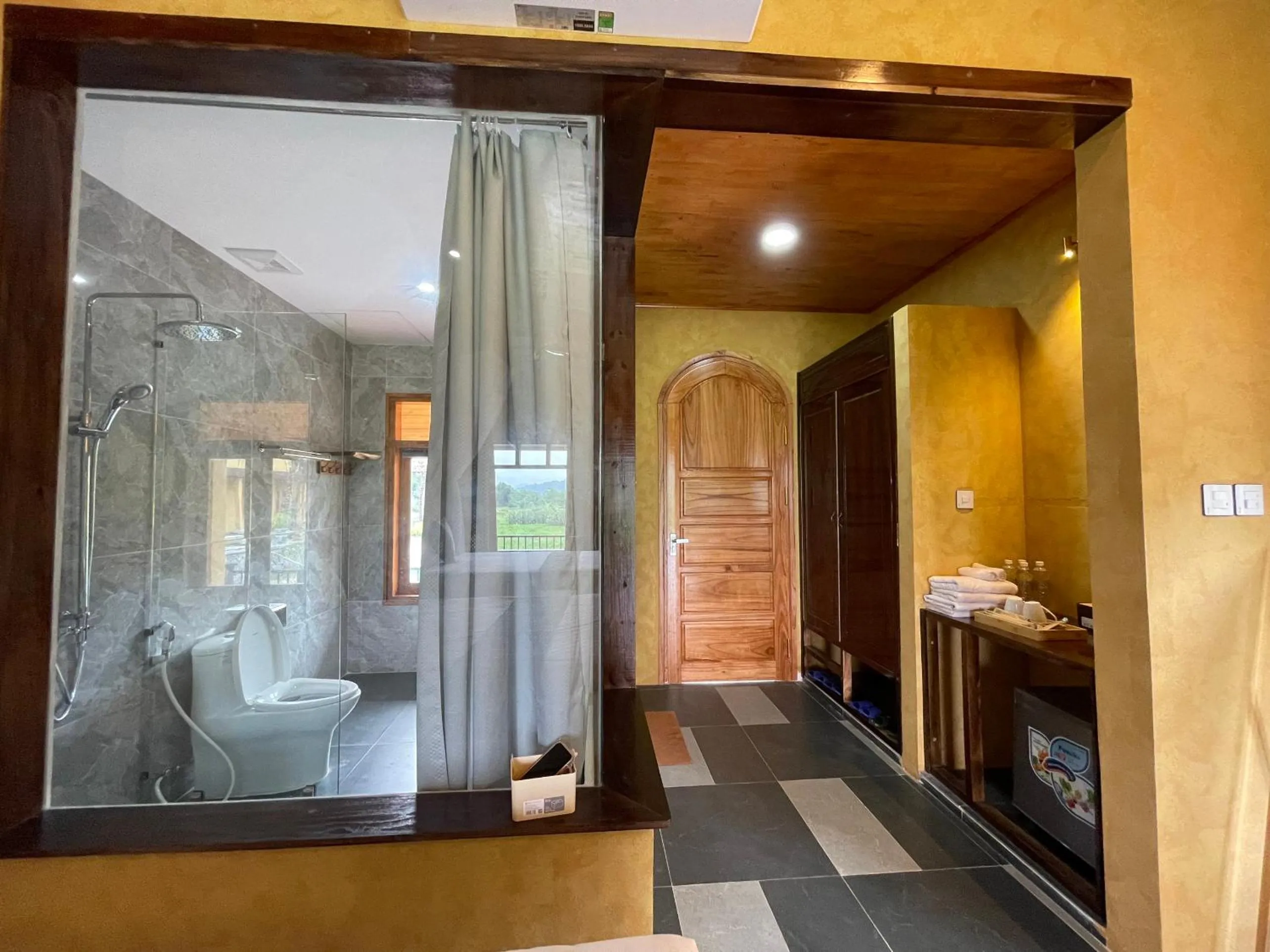 Toilet in Wings Ha Giang Loop Bungalow