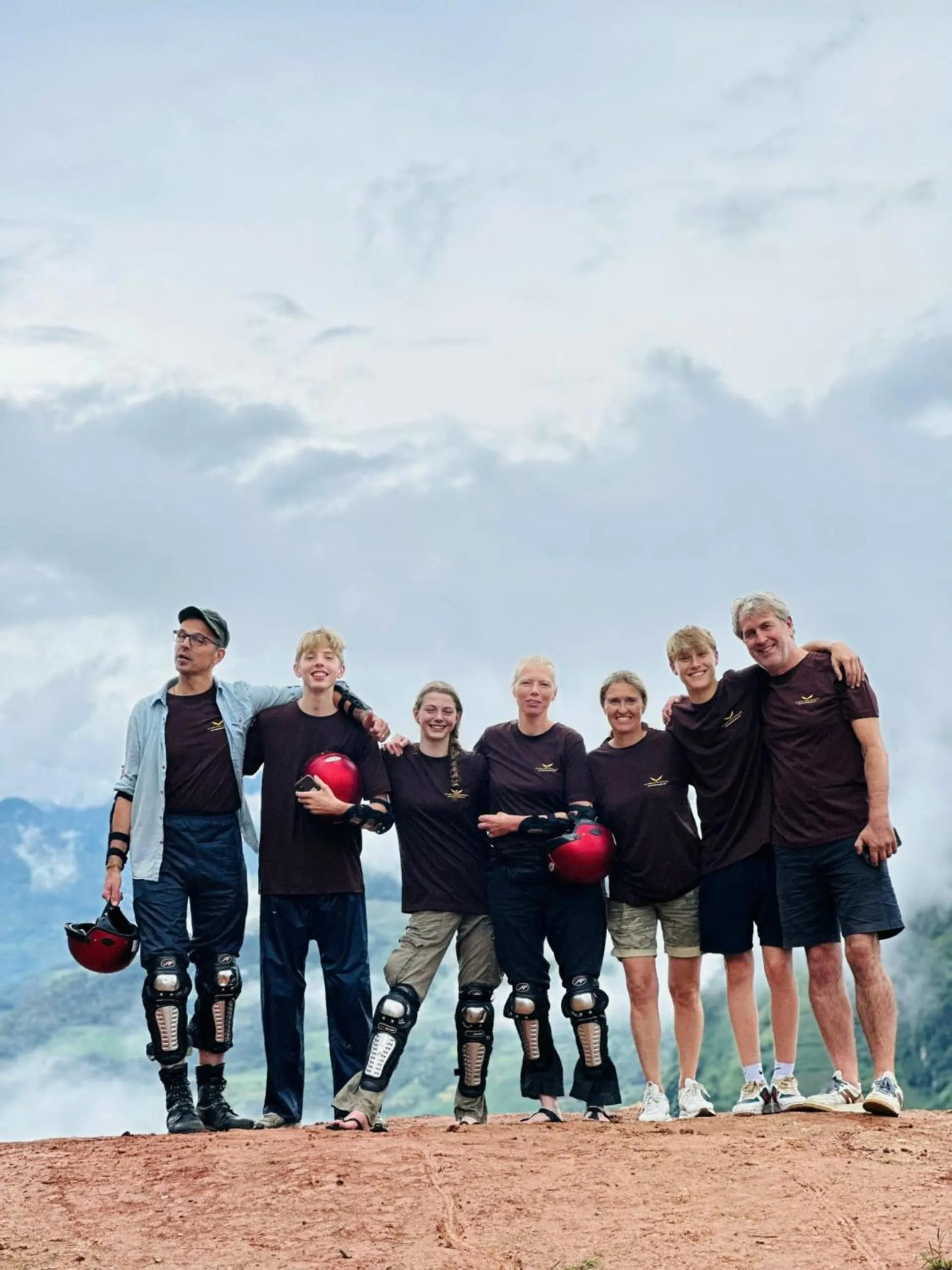 Mountain view in Wings Ha Giang Loop Bungalow