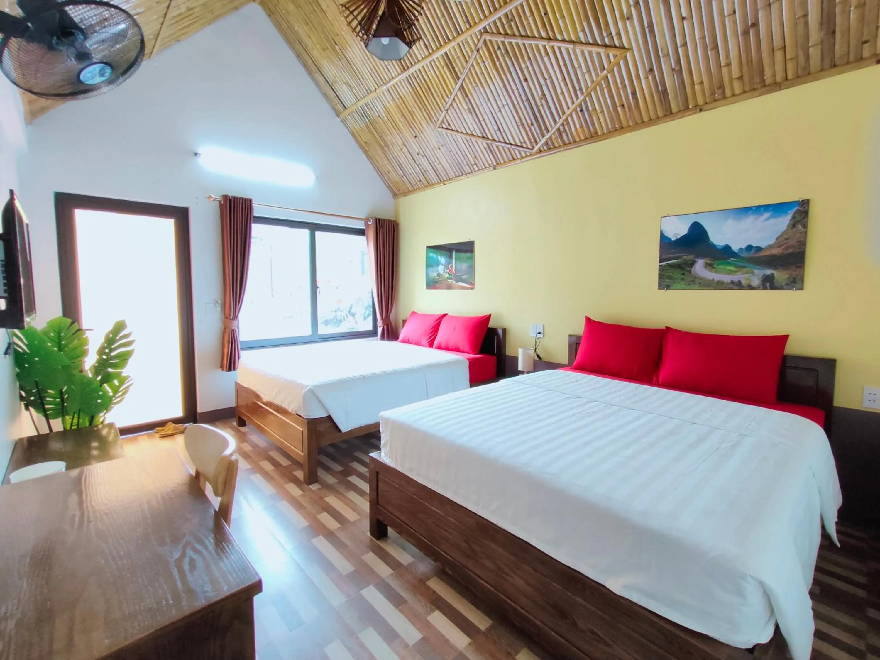 Bed in Wings Ha Giang Loop Bungalow