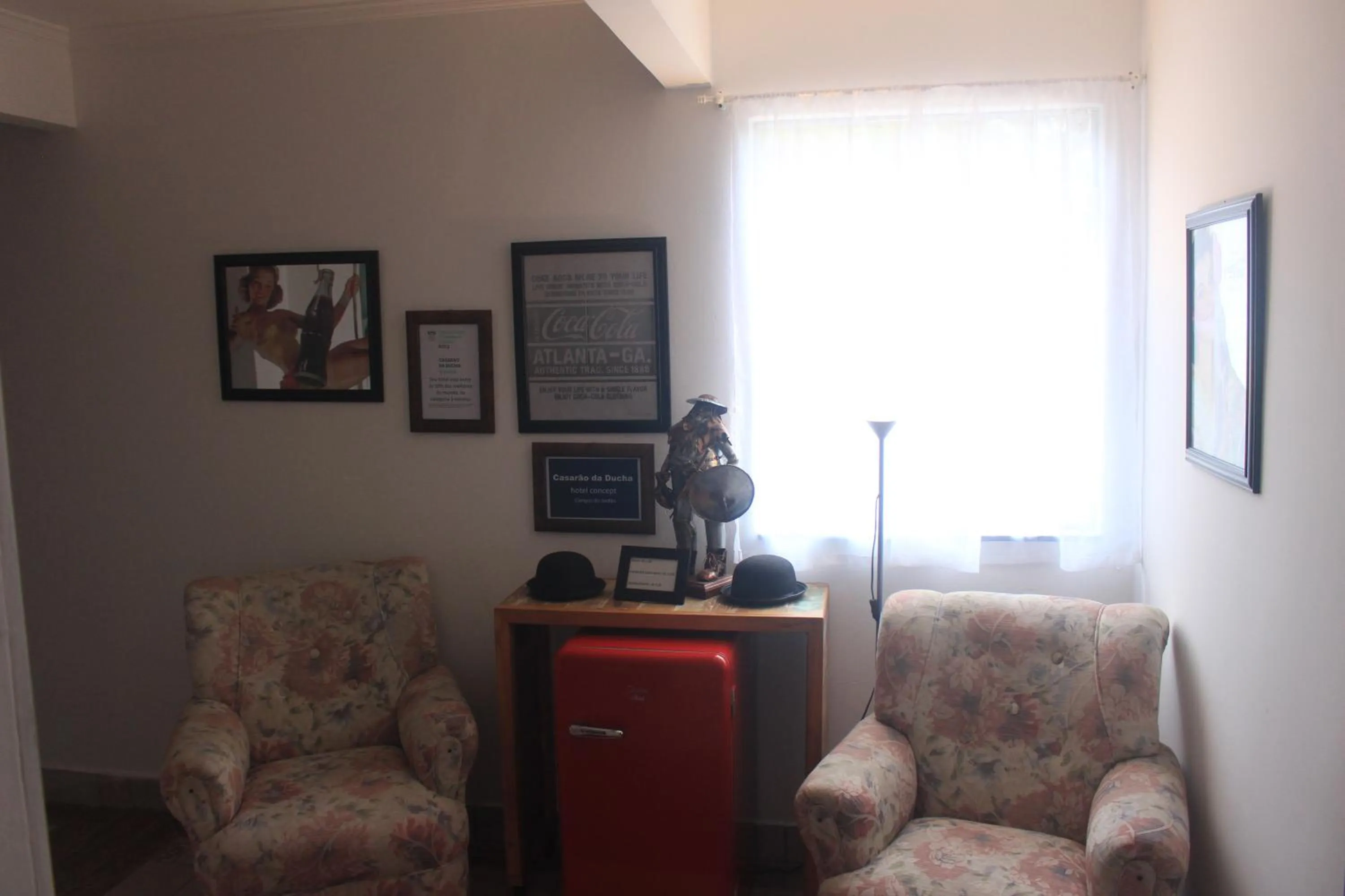 Decorative detail in Casarão da Ducha hotel concept