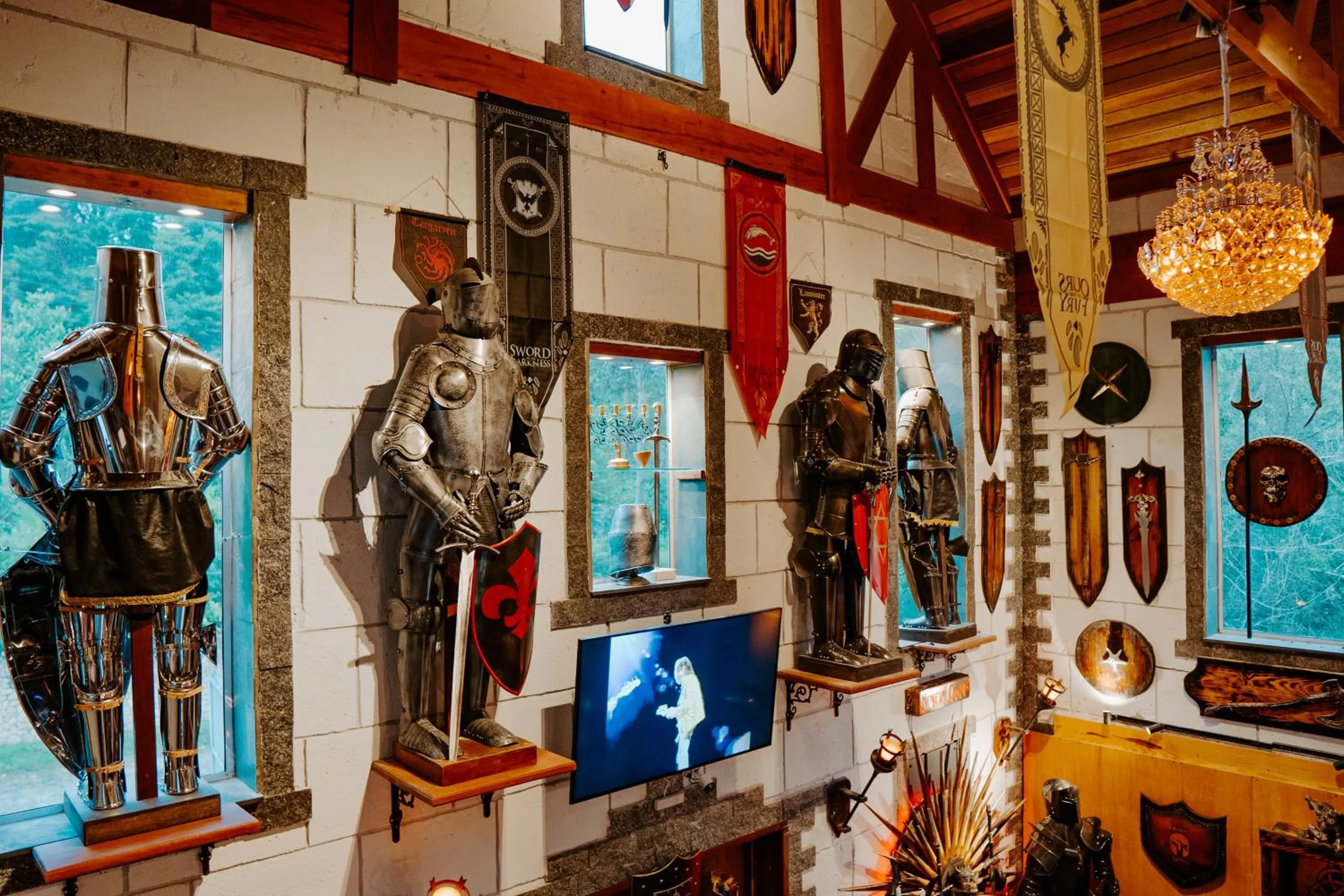 Decorative detail in Casarão da Ducha hotel concept