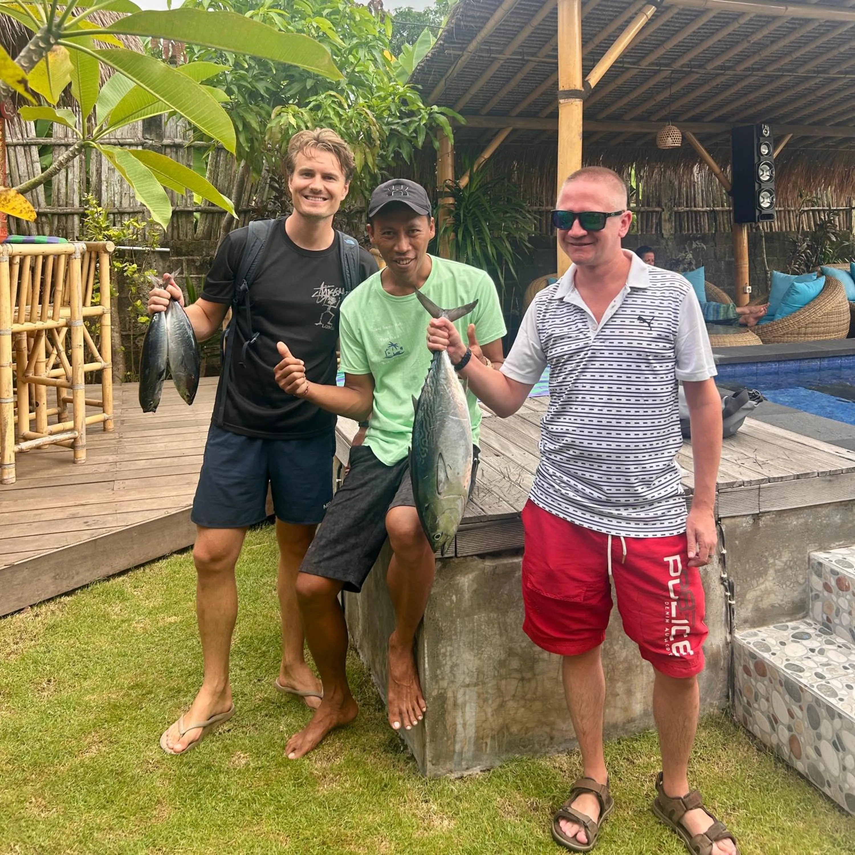 Fishing in Island Garden Huts Lembongan