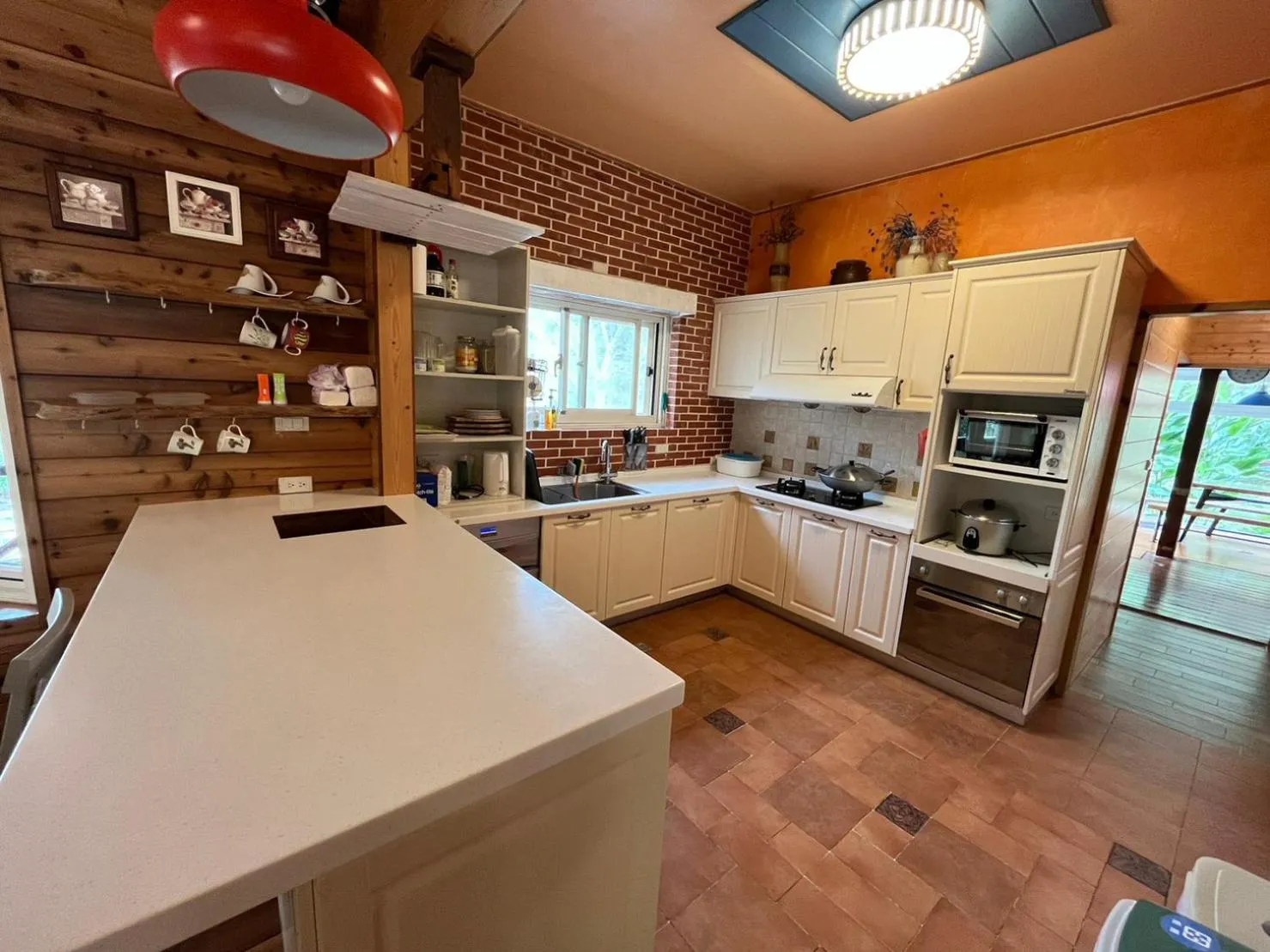 Kitchen or kitchenette in Wen Qiao Villa