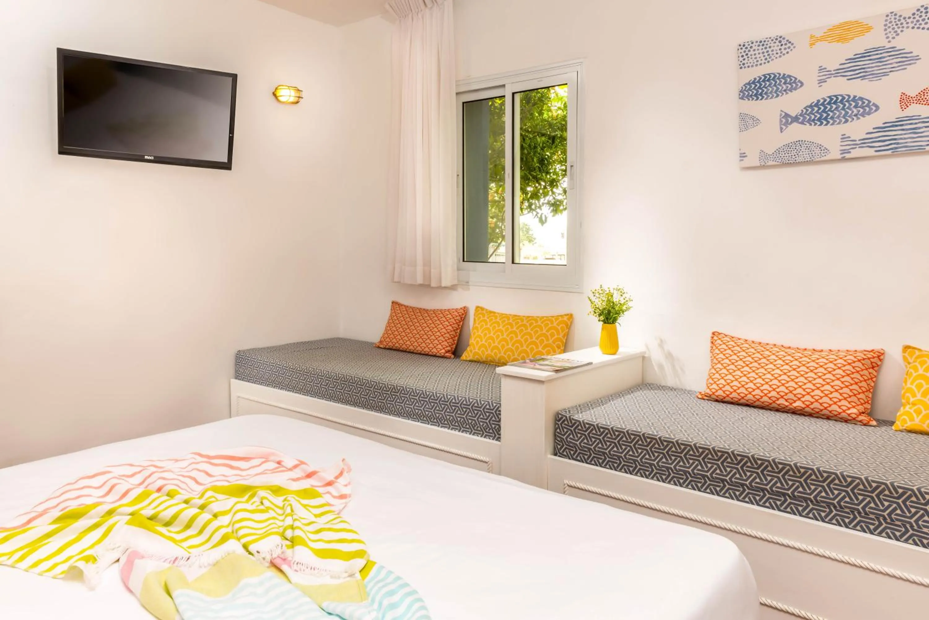 Photo of the whole room, Bed in Travel Hotel Gesher Haziv