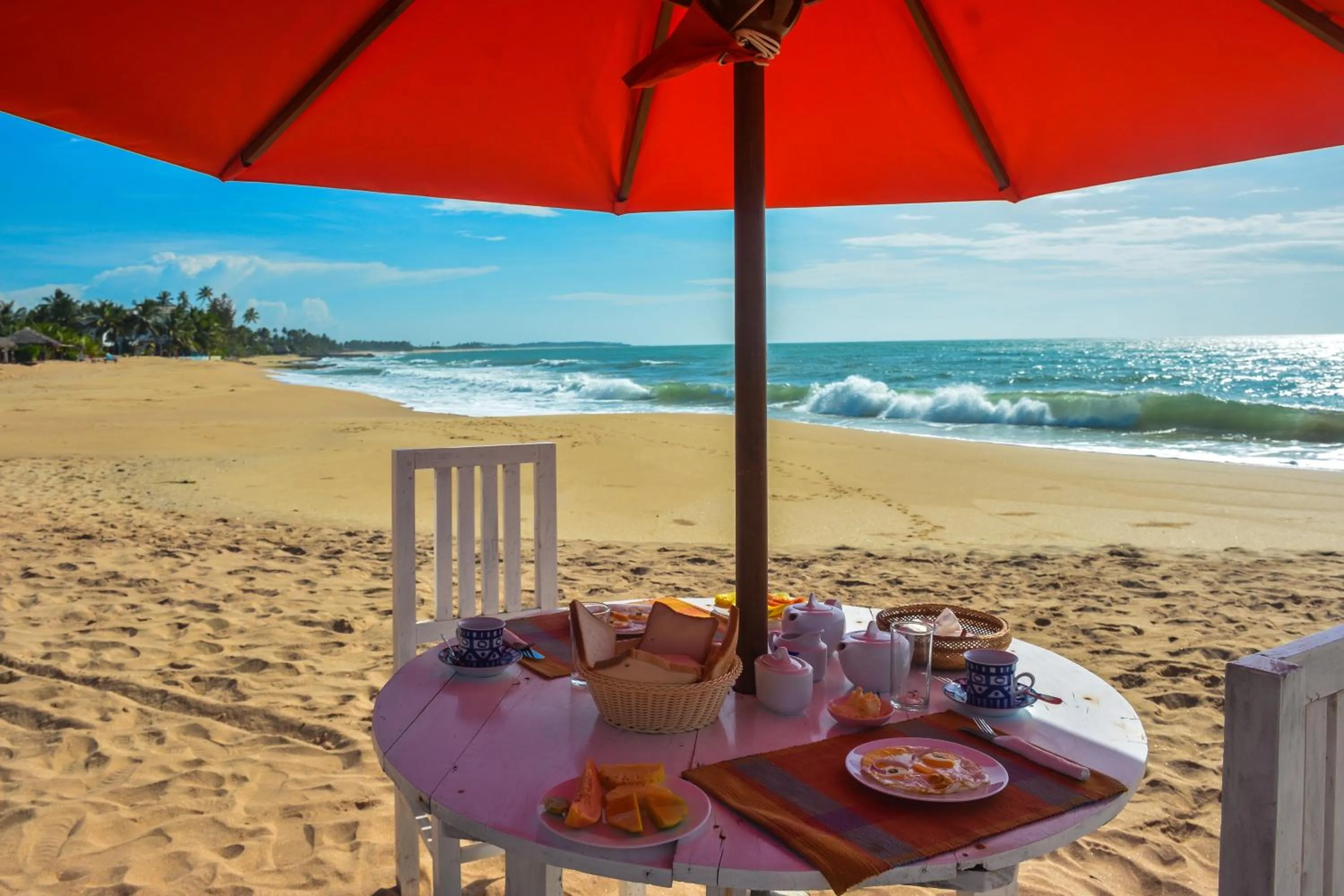 Breakfast in Blue Horizon Beach Hotel