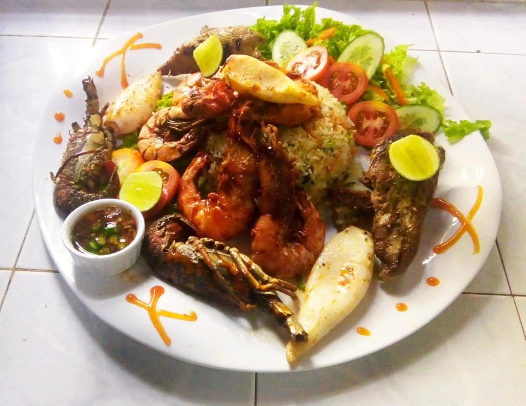 Food close-up in Blue Horizon Beach Hotel