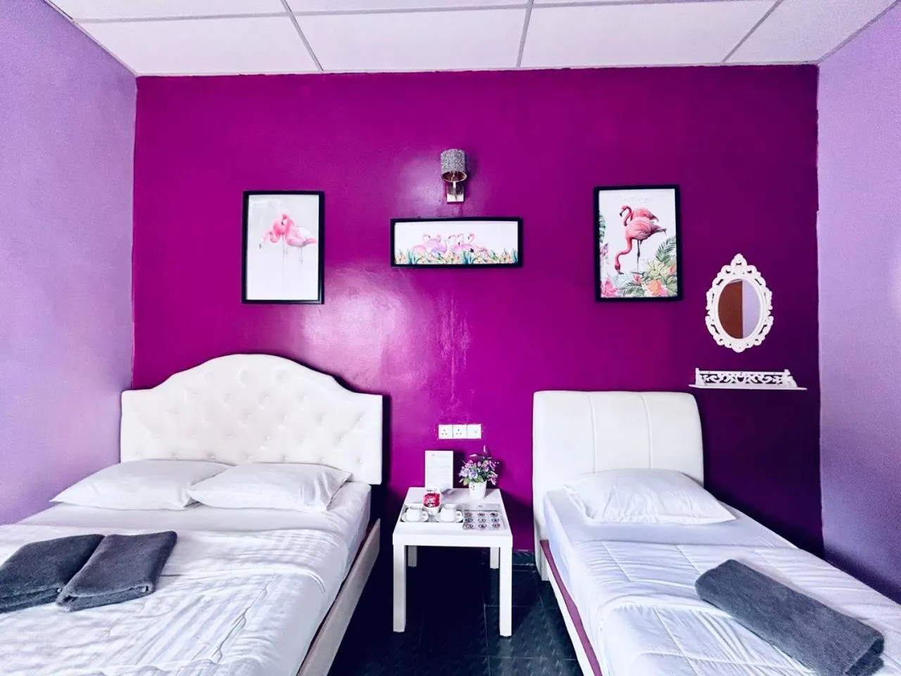 Bed in Taman Negara River View Lodge